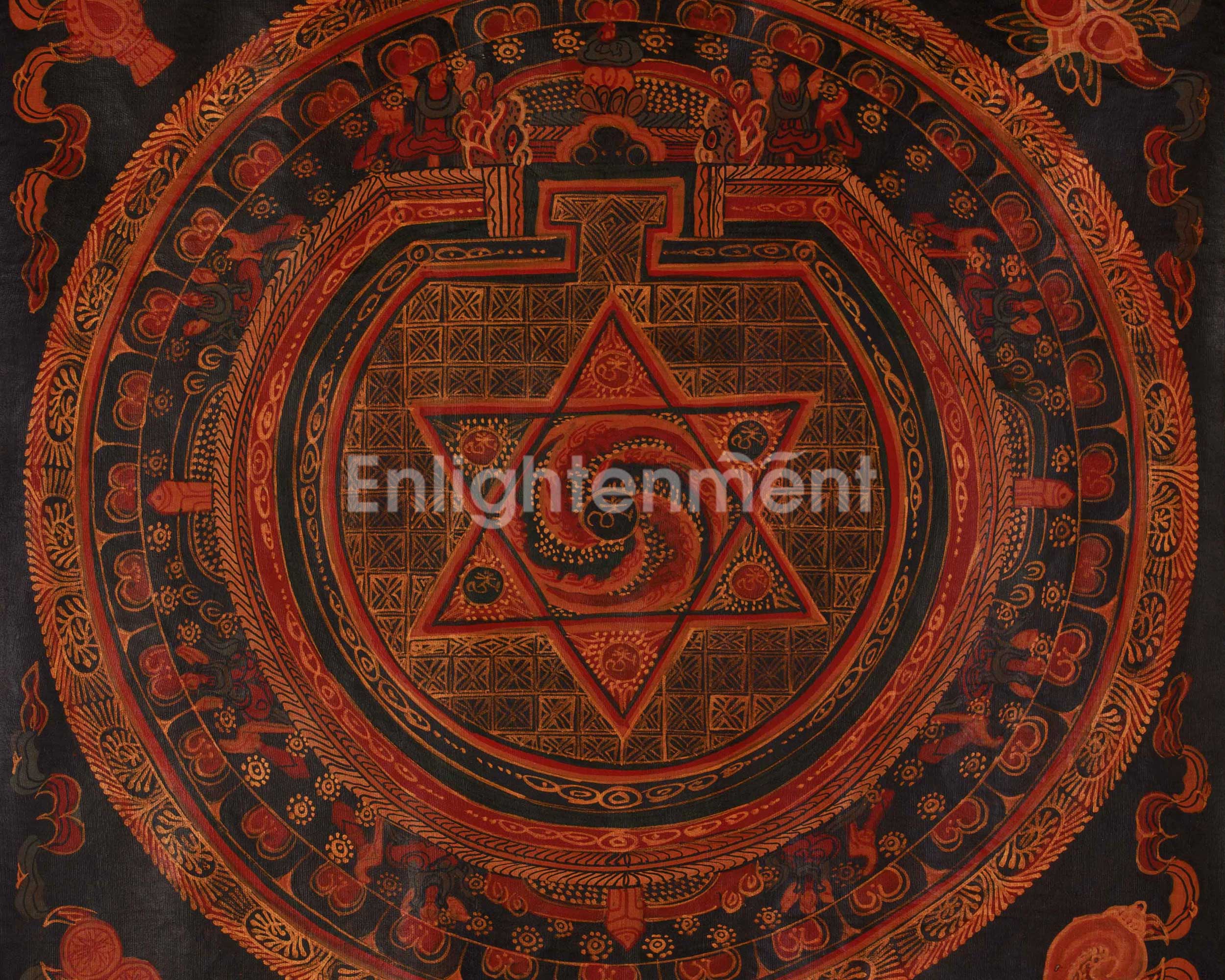 Traditional Star Mandala Art | Representing Cosmic Harmony and Awakened Energy