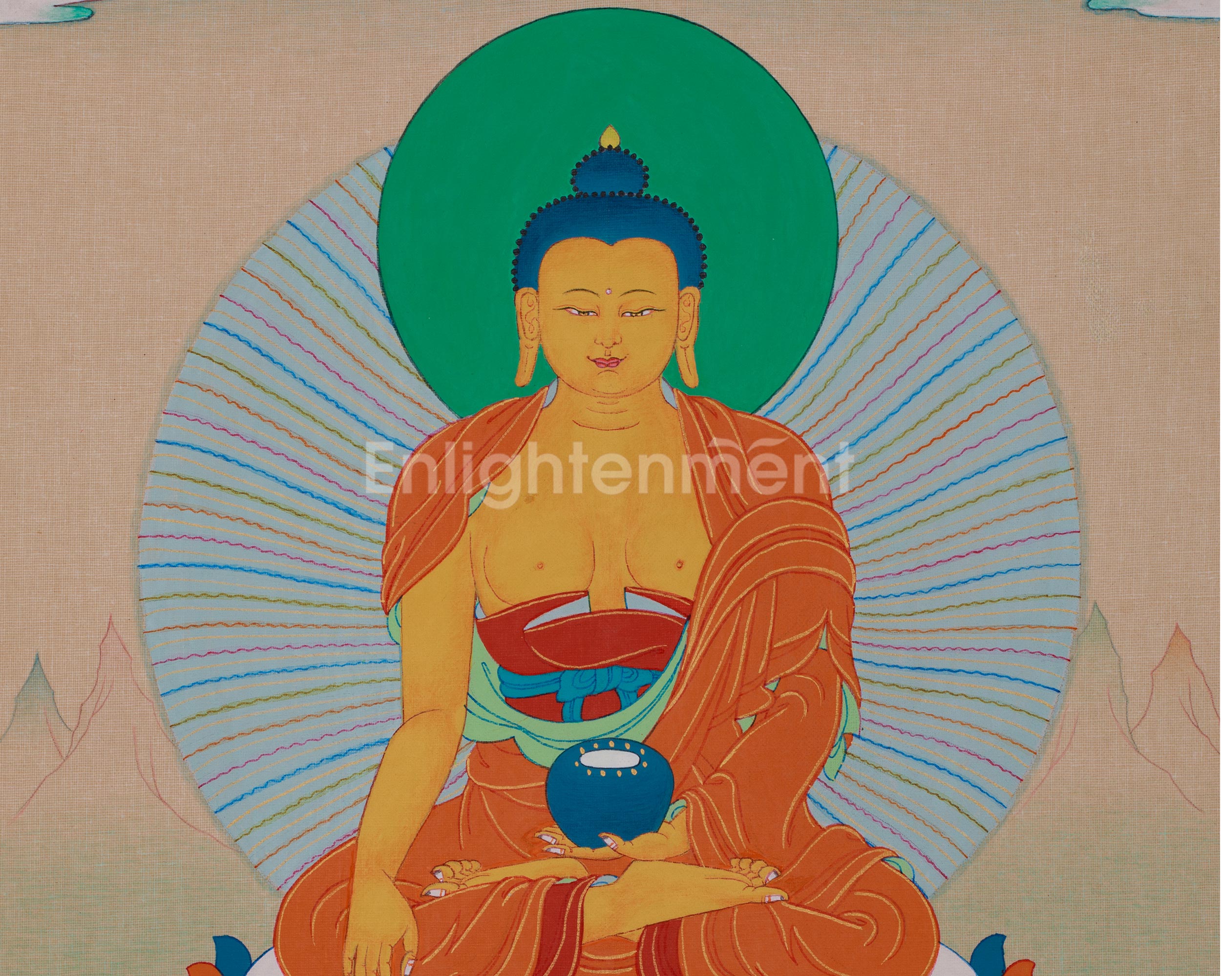 Traditional Siddhartha Gautama Buddha Thangka | Founder of Buddhism