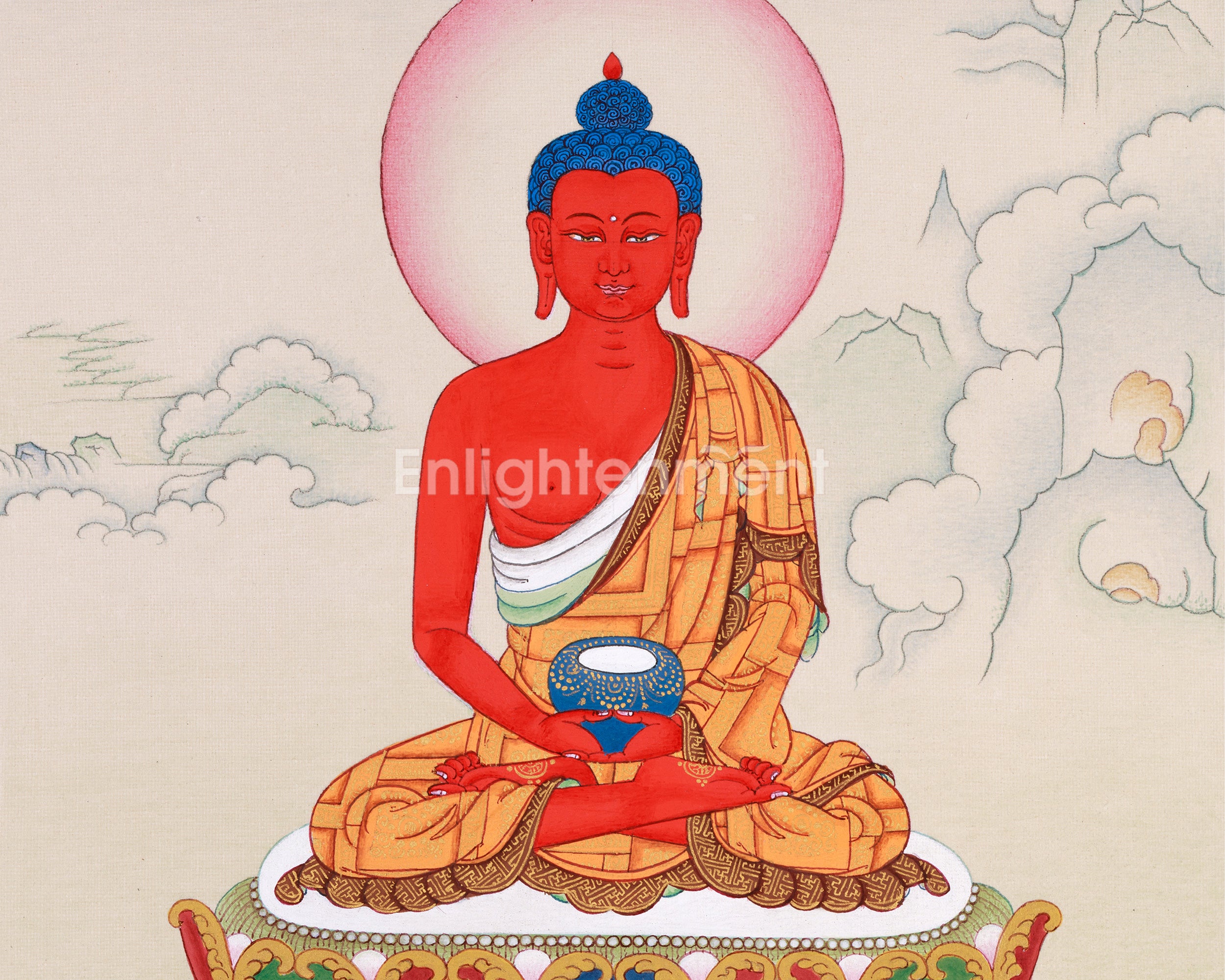 Amitabha Buddha: Pureland Thangka