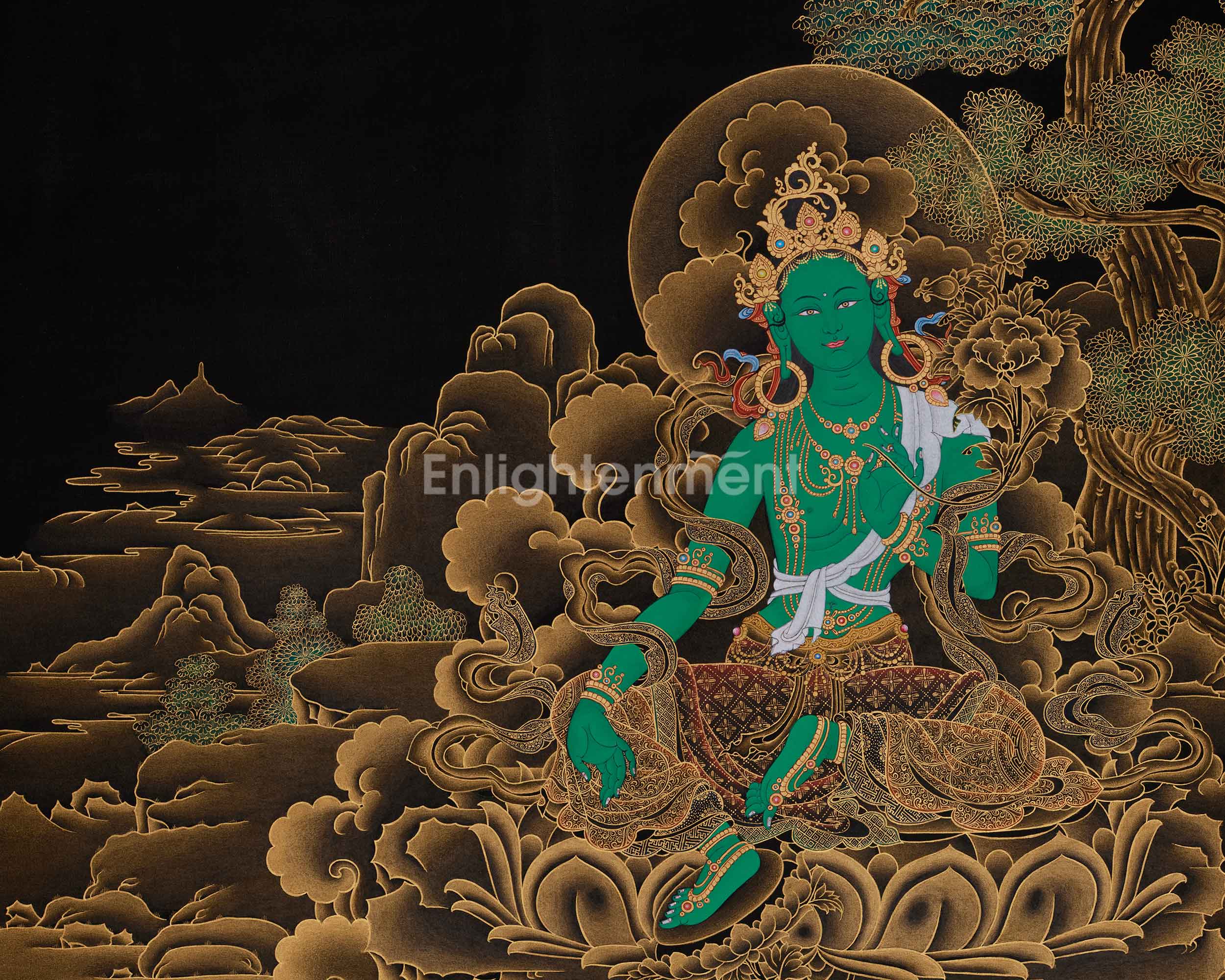 Exclusive Shyama Tara Painting | Mother of Liberation | Spiritual Healing
