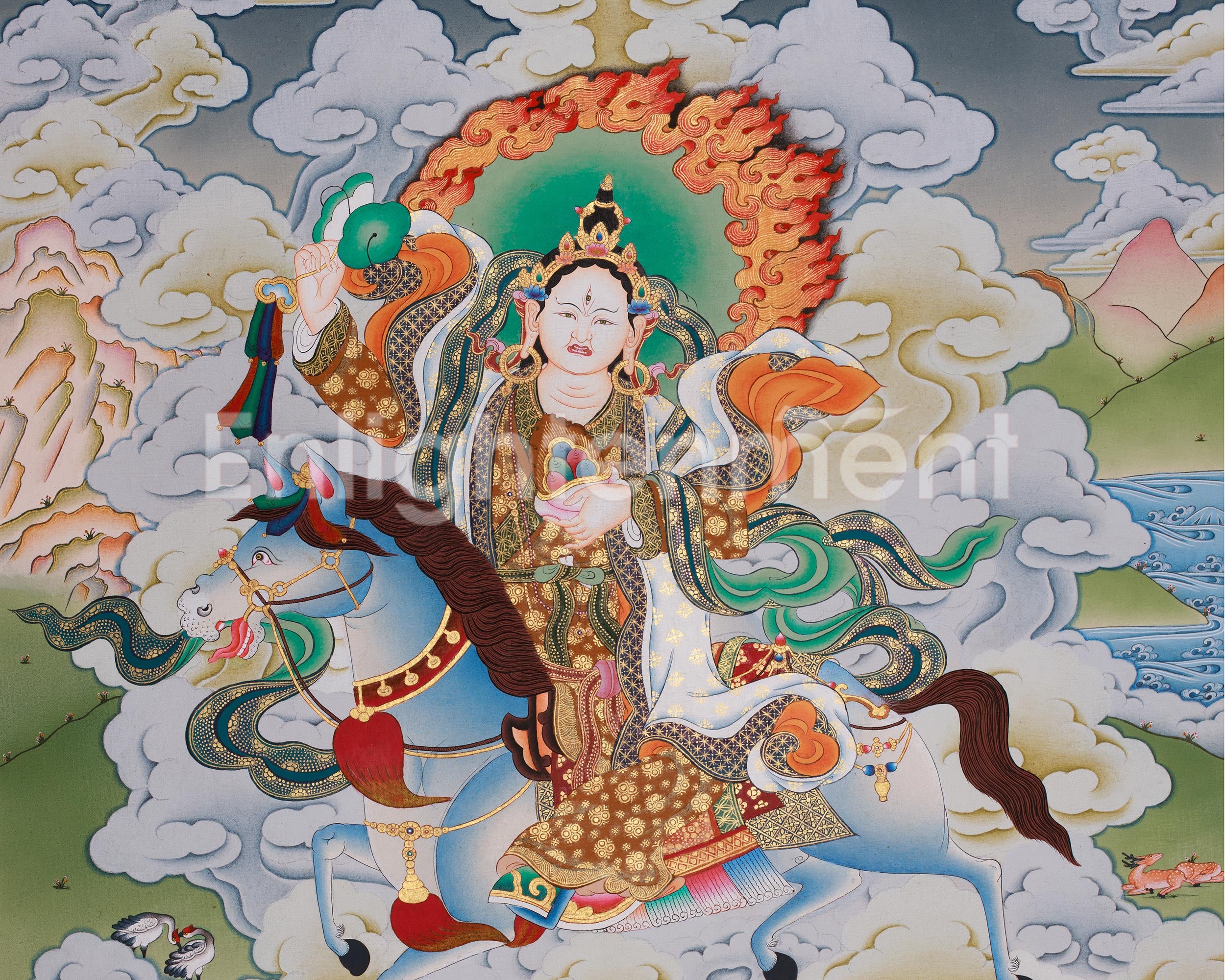 Achi Chokyi Drolma Art | Dharma Protector | Divine Thangka