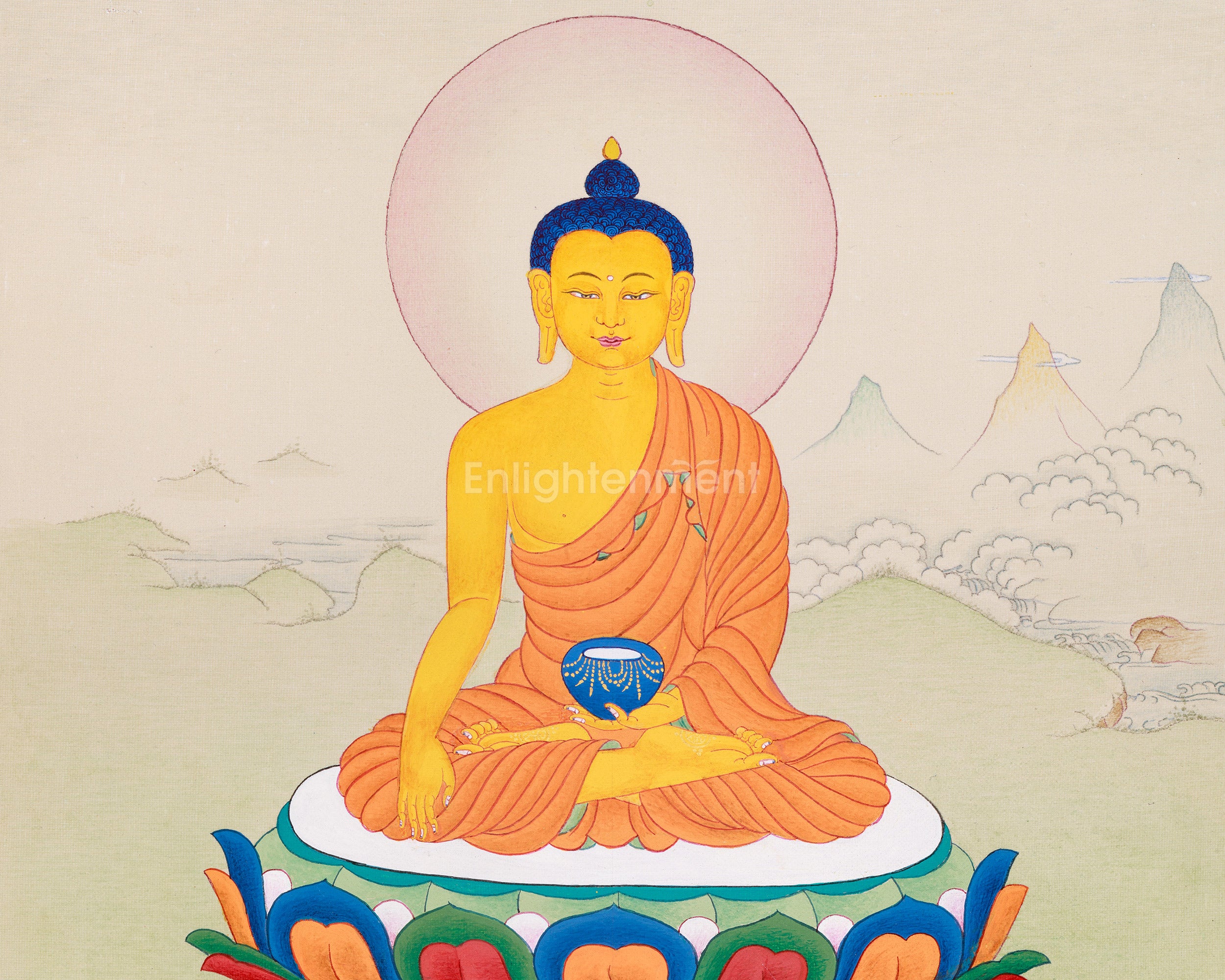 Buddha Shakyamuni Small Thangka