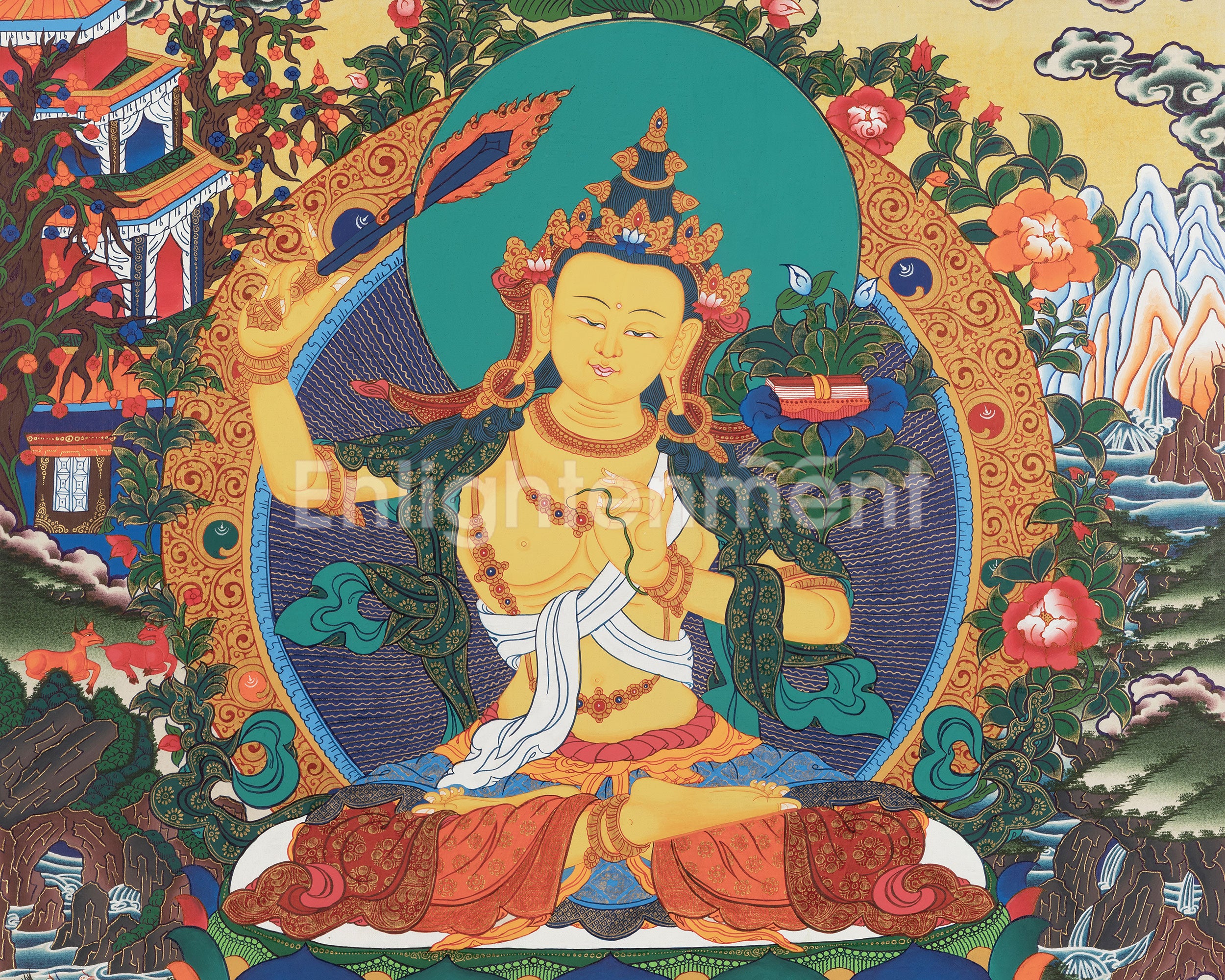 Manjushri, Bodhisattva Of Wisdom | Embodiment of Clarity and Insight