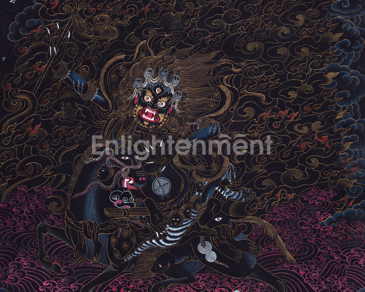 Palden Lhamo Thangka | Traditional Tibetan Art | Wall Decors
