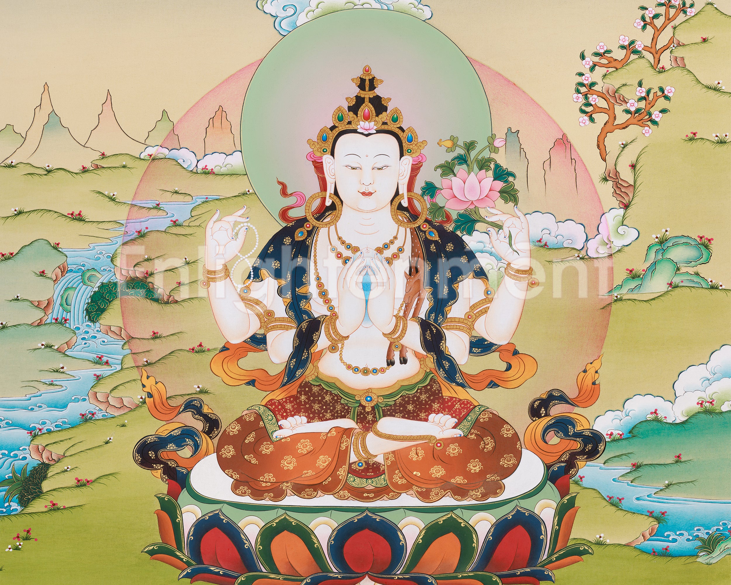 Chenrezig Compassion Art | Bodhisattva Avalokiteshvara