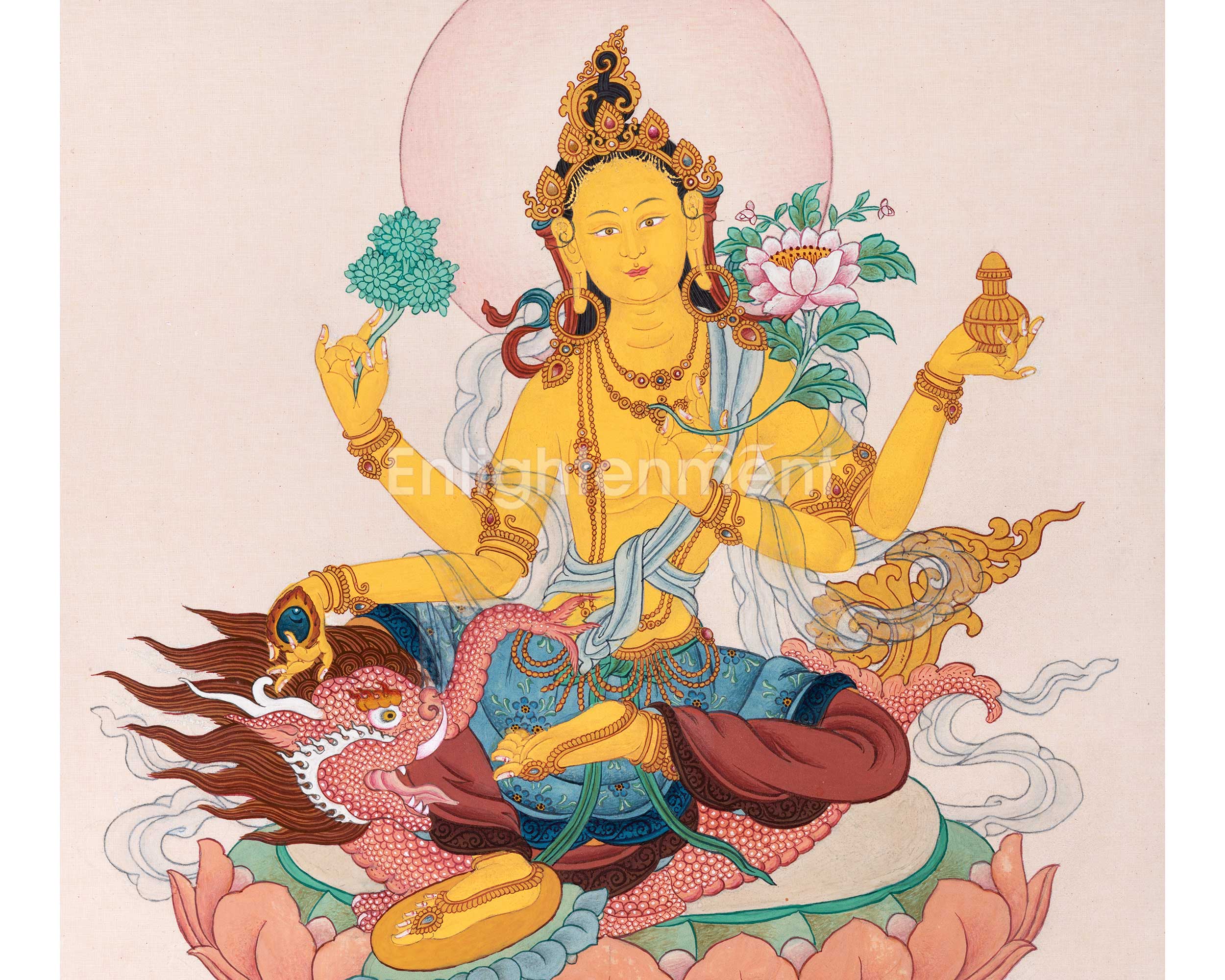 Mara Sundana Vasitattama Tara | 21 Tara of Surya Gupta Thangka