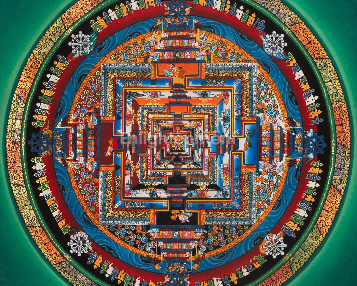 Kalachakra Mandala | Small Size Wall Decoration Painting
