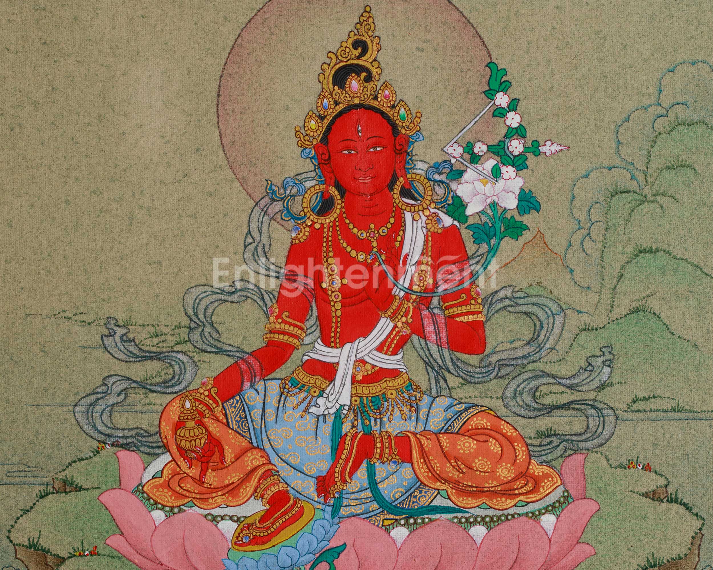 Sacred Tantric Red Tara | Goddess of Power and Transformation