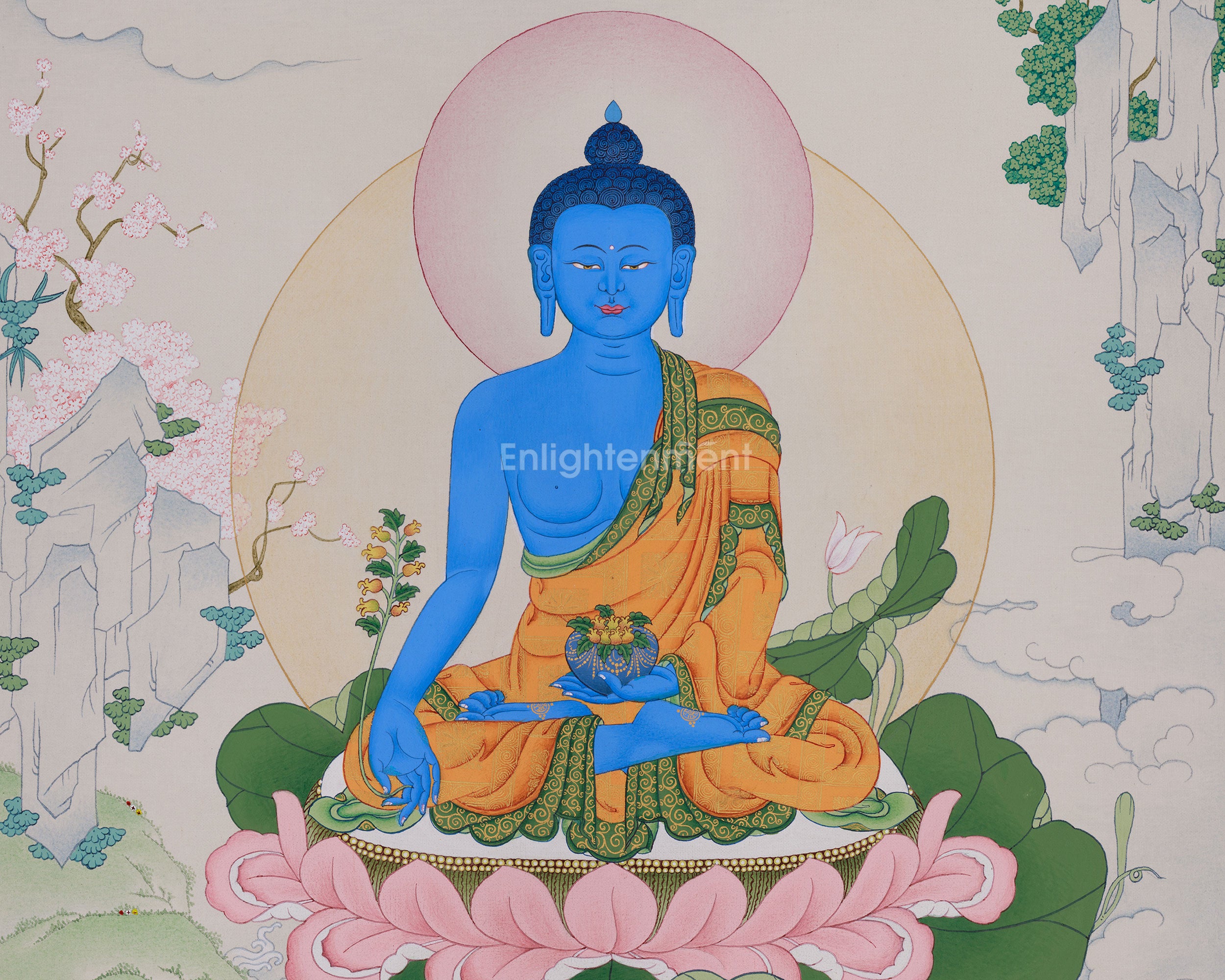 Healing Blue Buddha