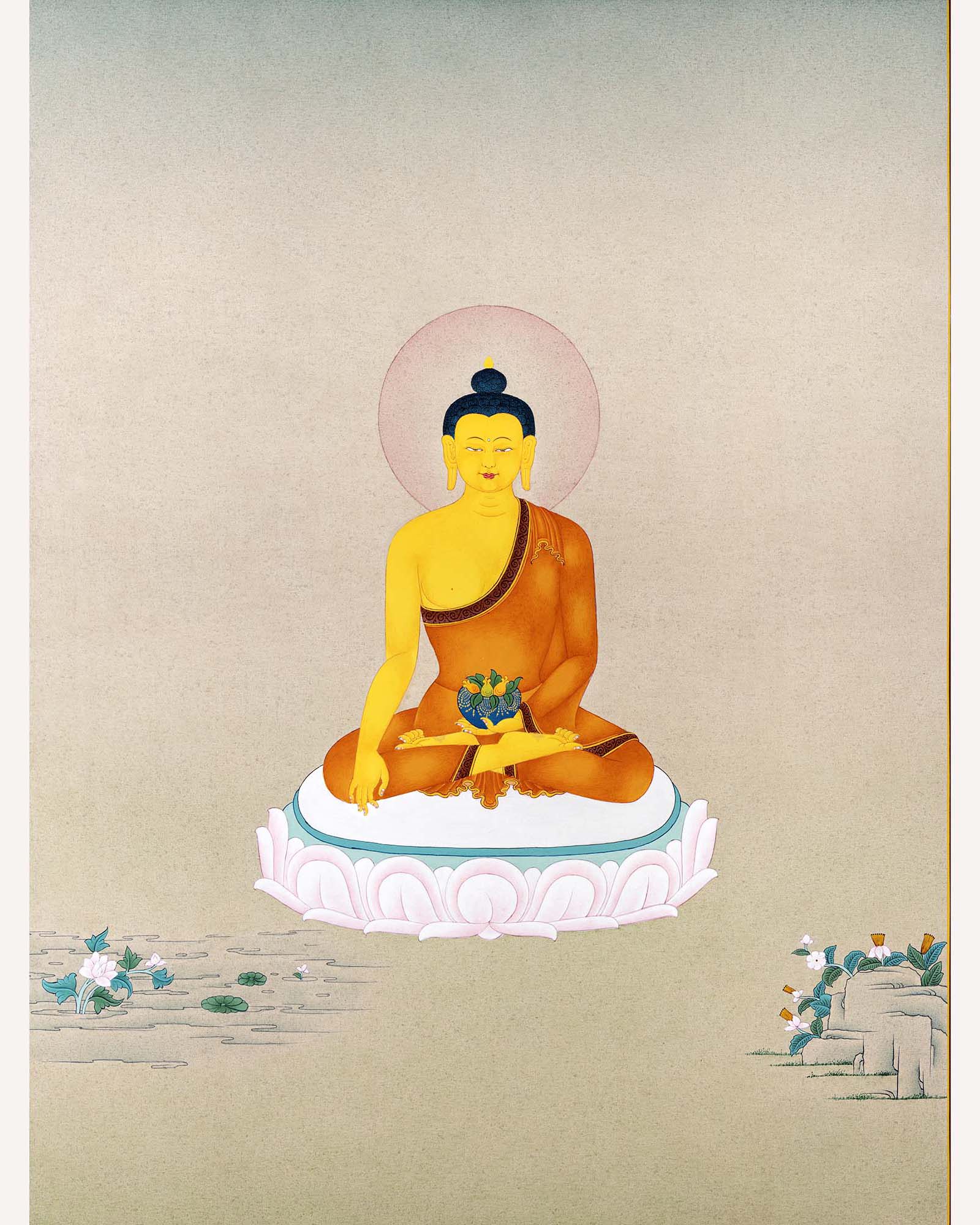 Namo Shakyamuni | Form of Buddha | Tibetan Thangka
