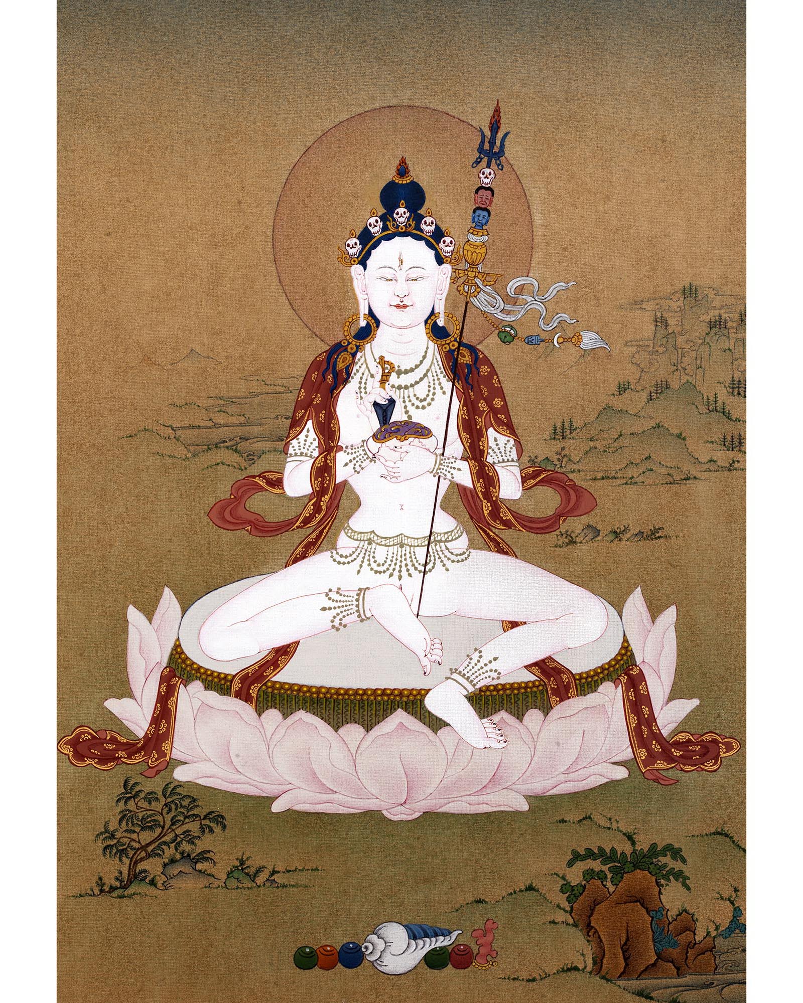 Yeshe Tsogyal | Dakini Thangka | Tibetan Buddhist Art