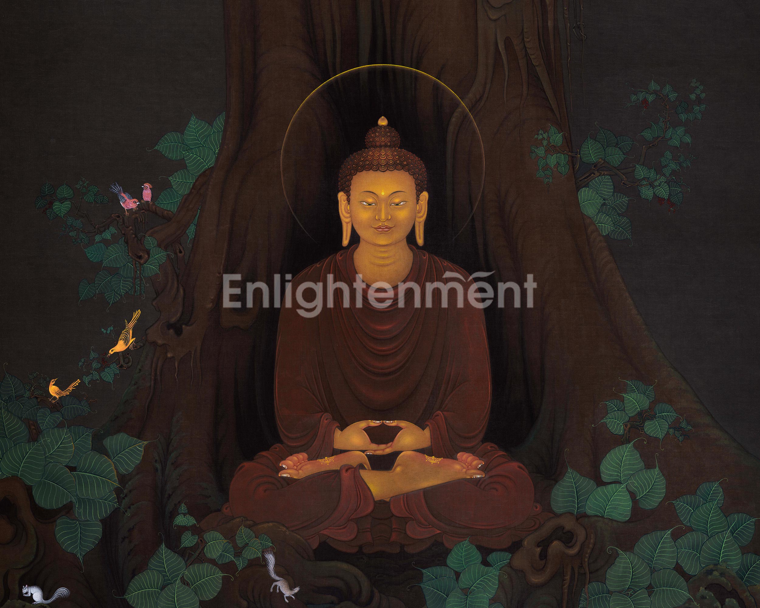 Historical Founder of Buddhism Shakyamuni Buddha Thangka | Siddhartha Gautama