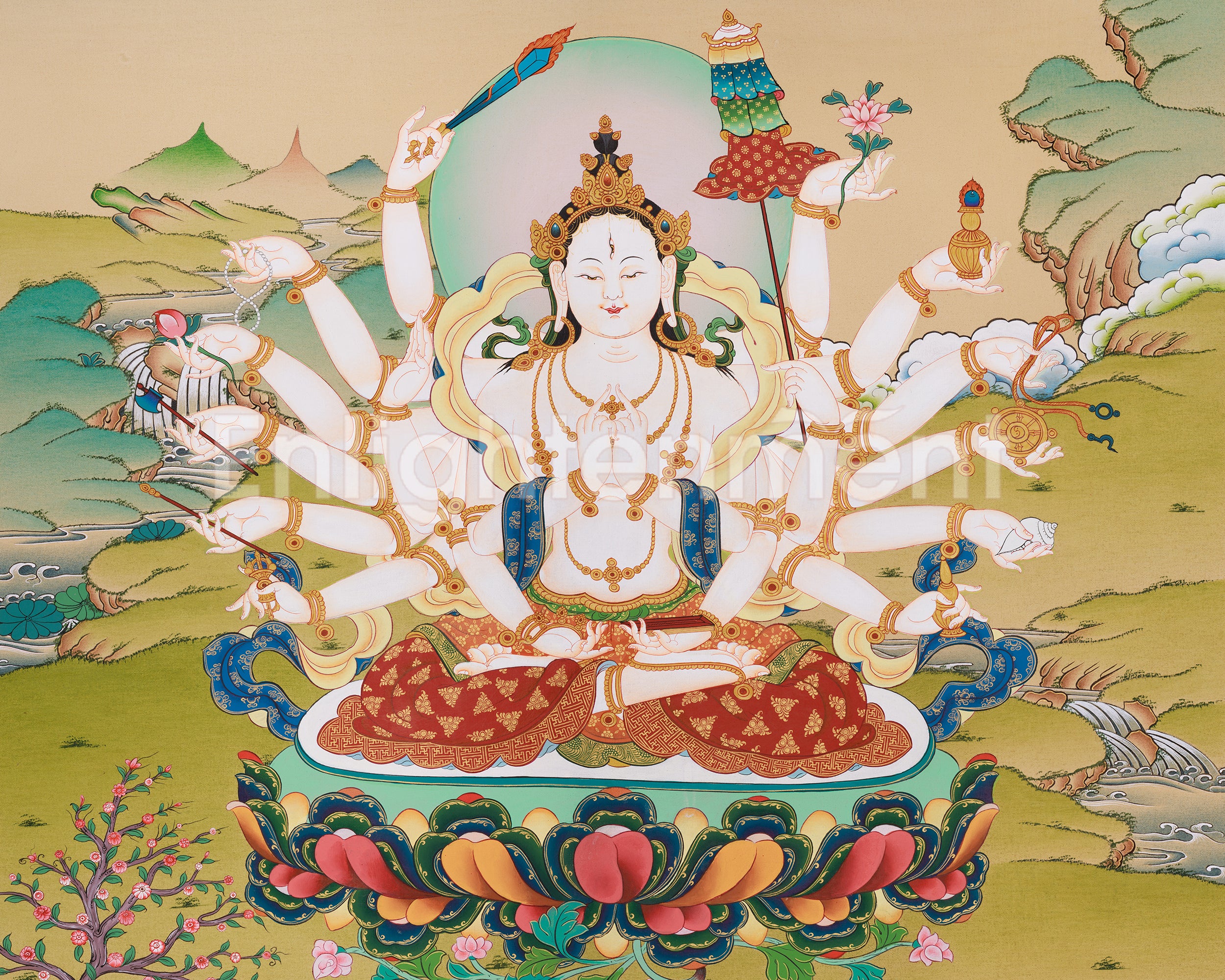 Chundi Meditation Art | Goddess of Wisdom | Mother of Seven Millions of Buddhas