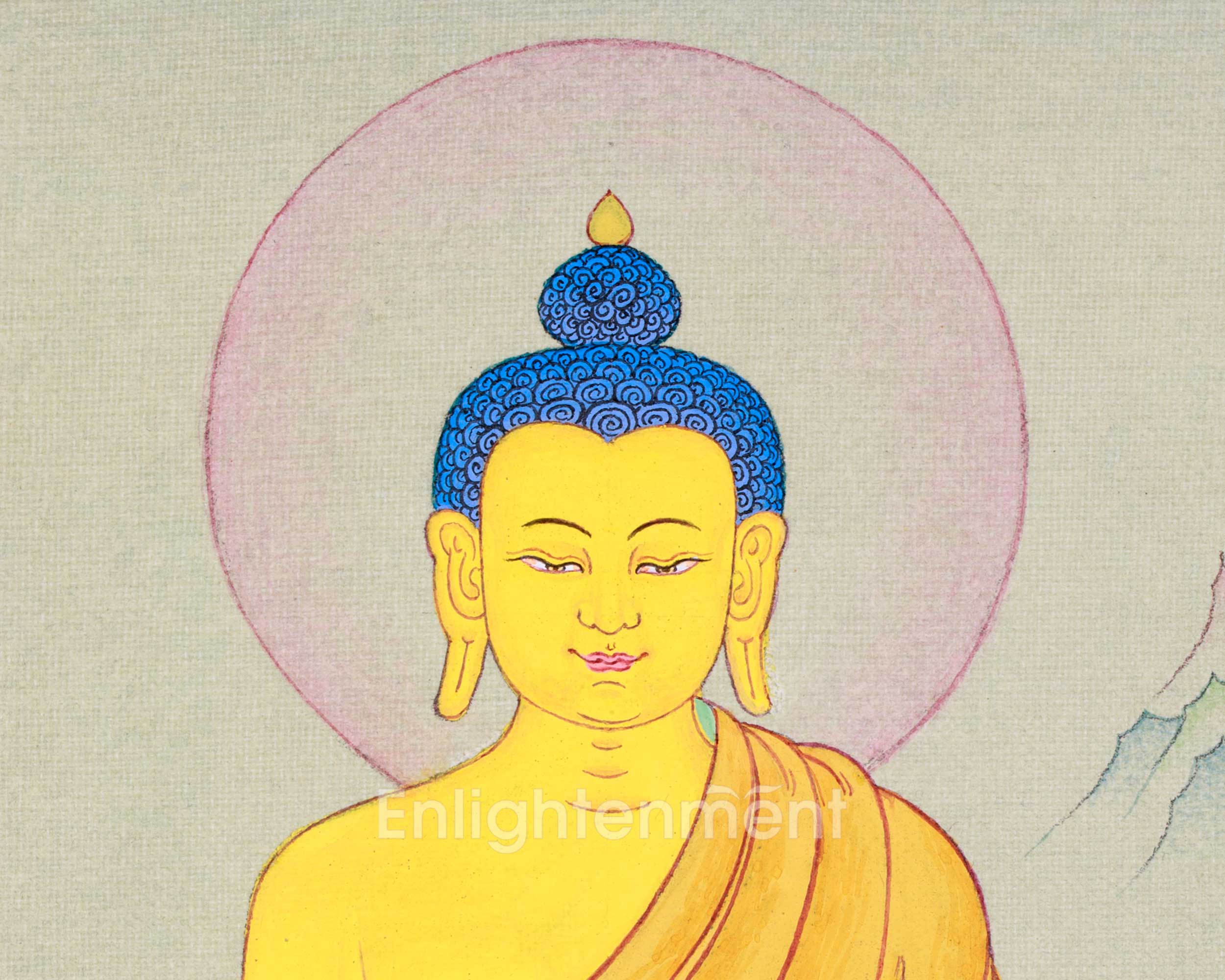 Small But Detailed Buddha Shakyamuni Thangka