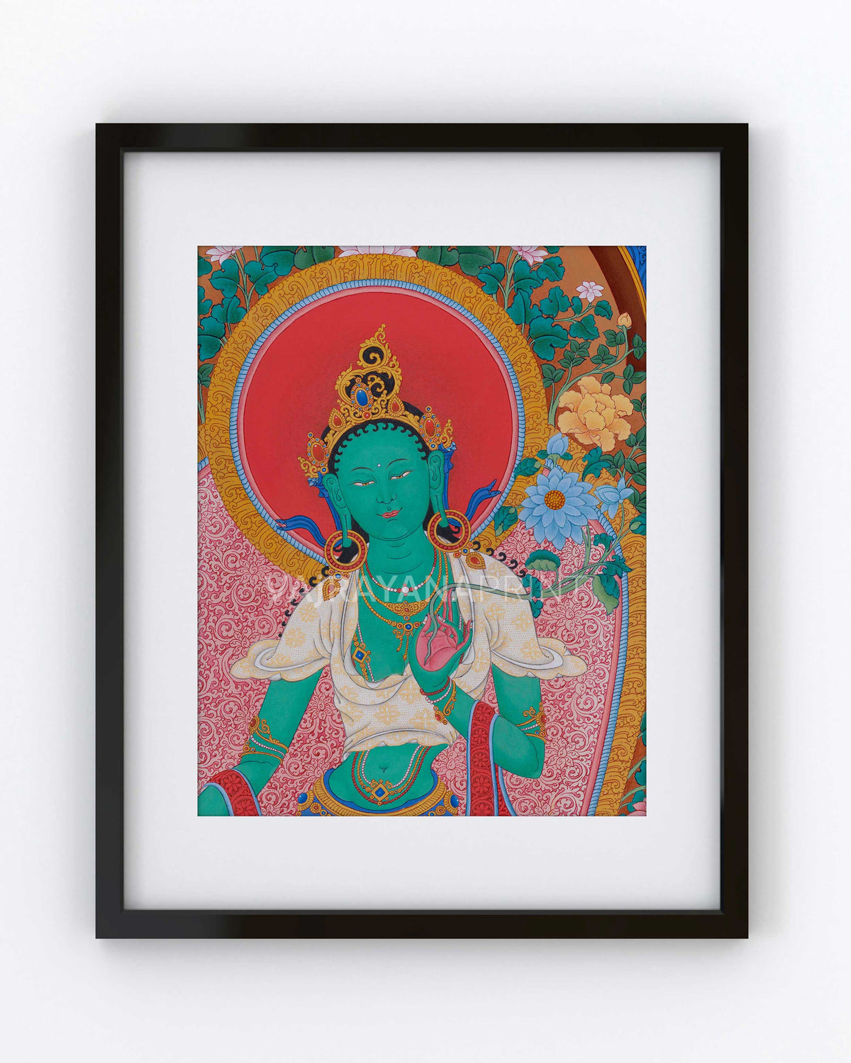 Green Tara | Revered Female Buddha | Digital File