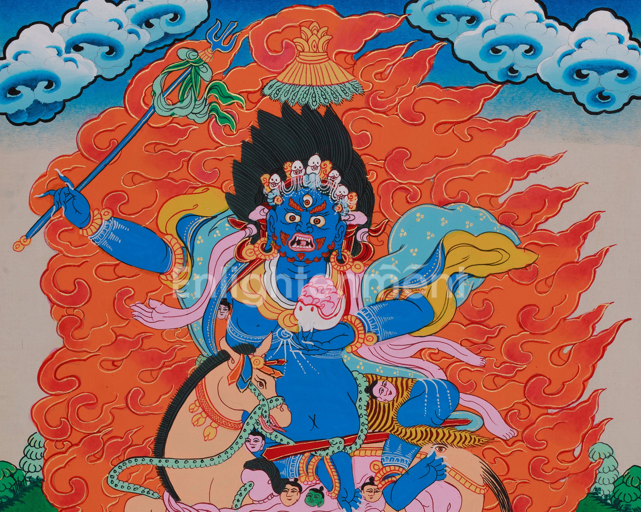 Tantric Buddhist Palden Lhamo | The Fierce Mother of the Dharma Protectors
