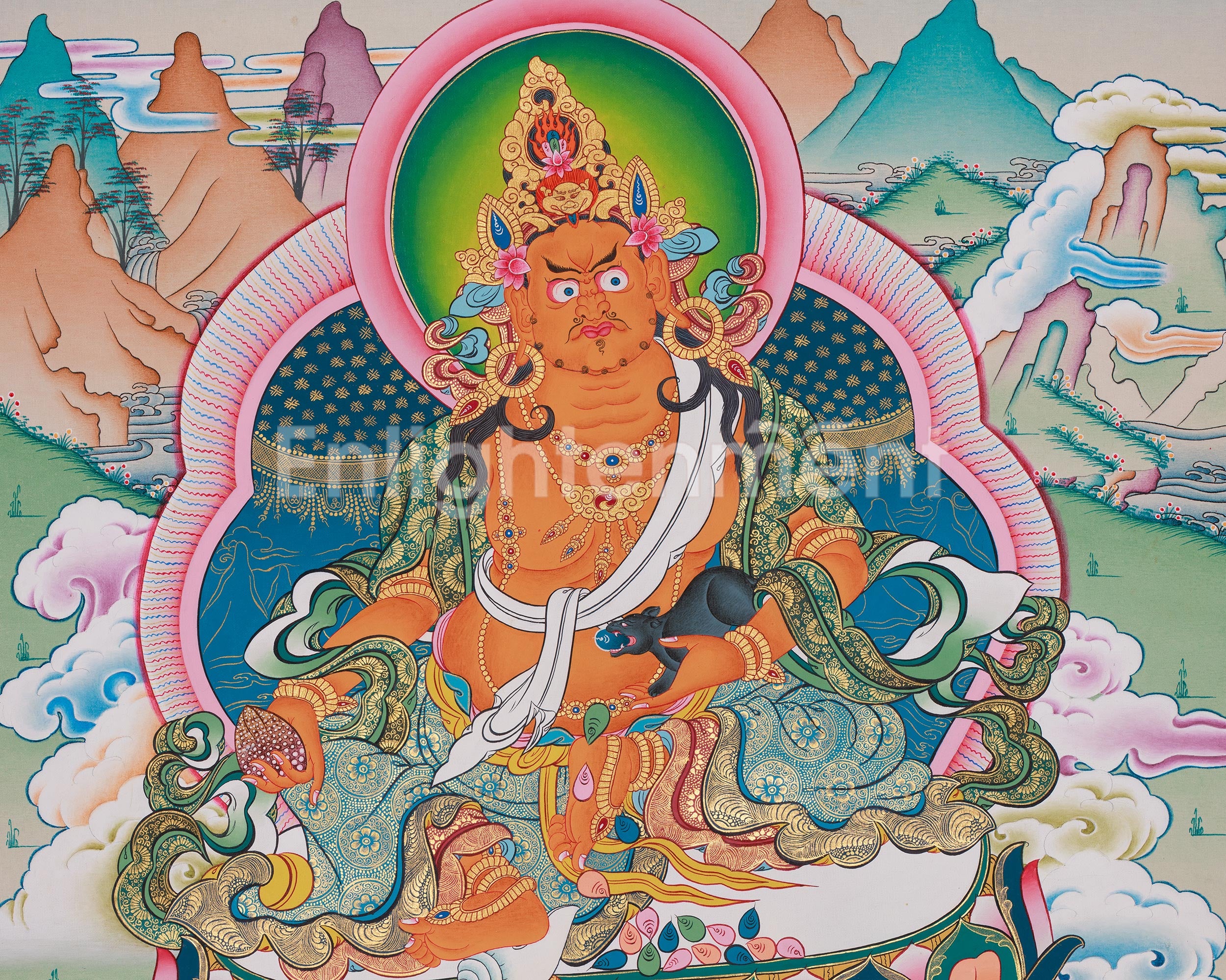 Himalayan Art of Dzambhala | Wealth, Prosperity and Abundance Deity