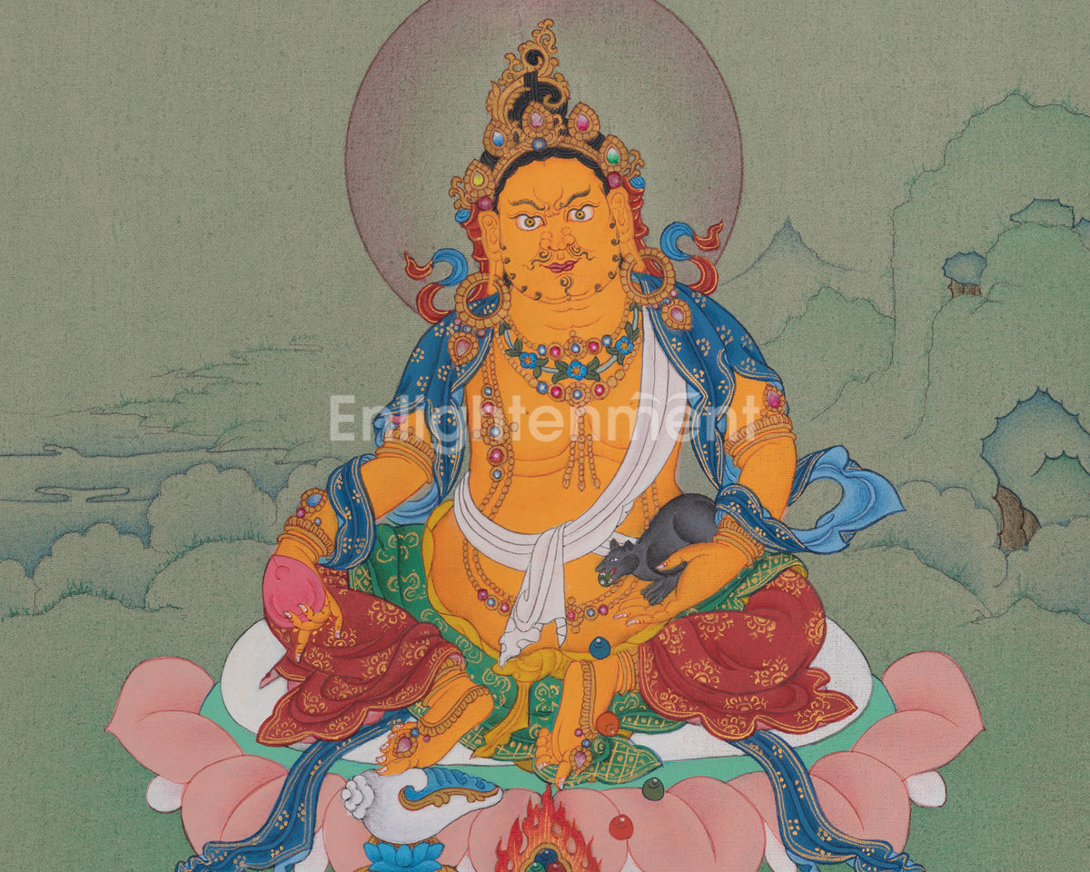 Dzambhala Buddhist Wealth Deity | Represents Prosperity And Abundance in Tibetan Buddhism