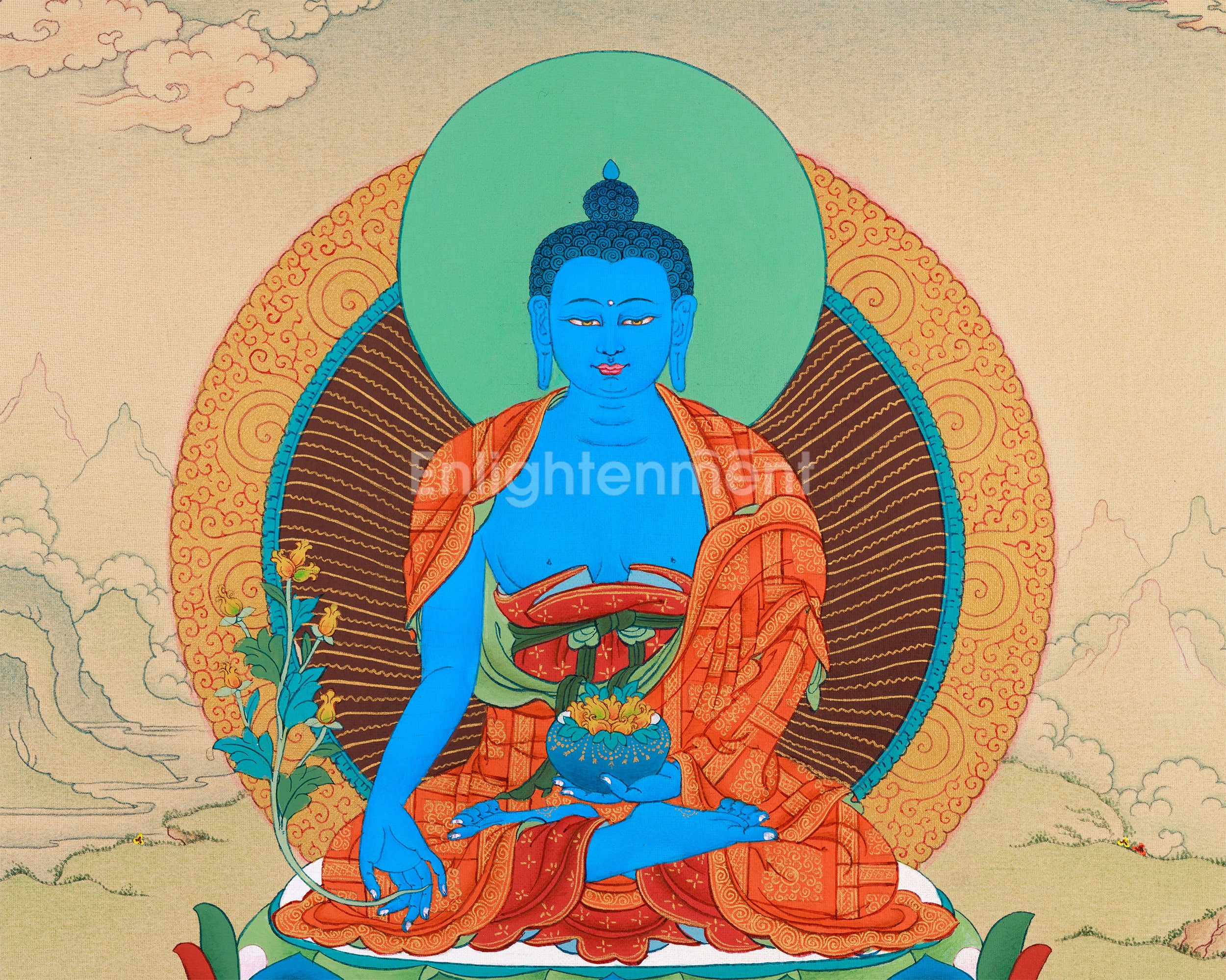Medicine Buddha Figure | Symbol of Healing and Enlightenment
