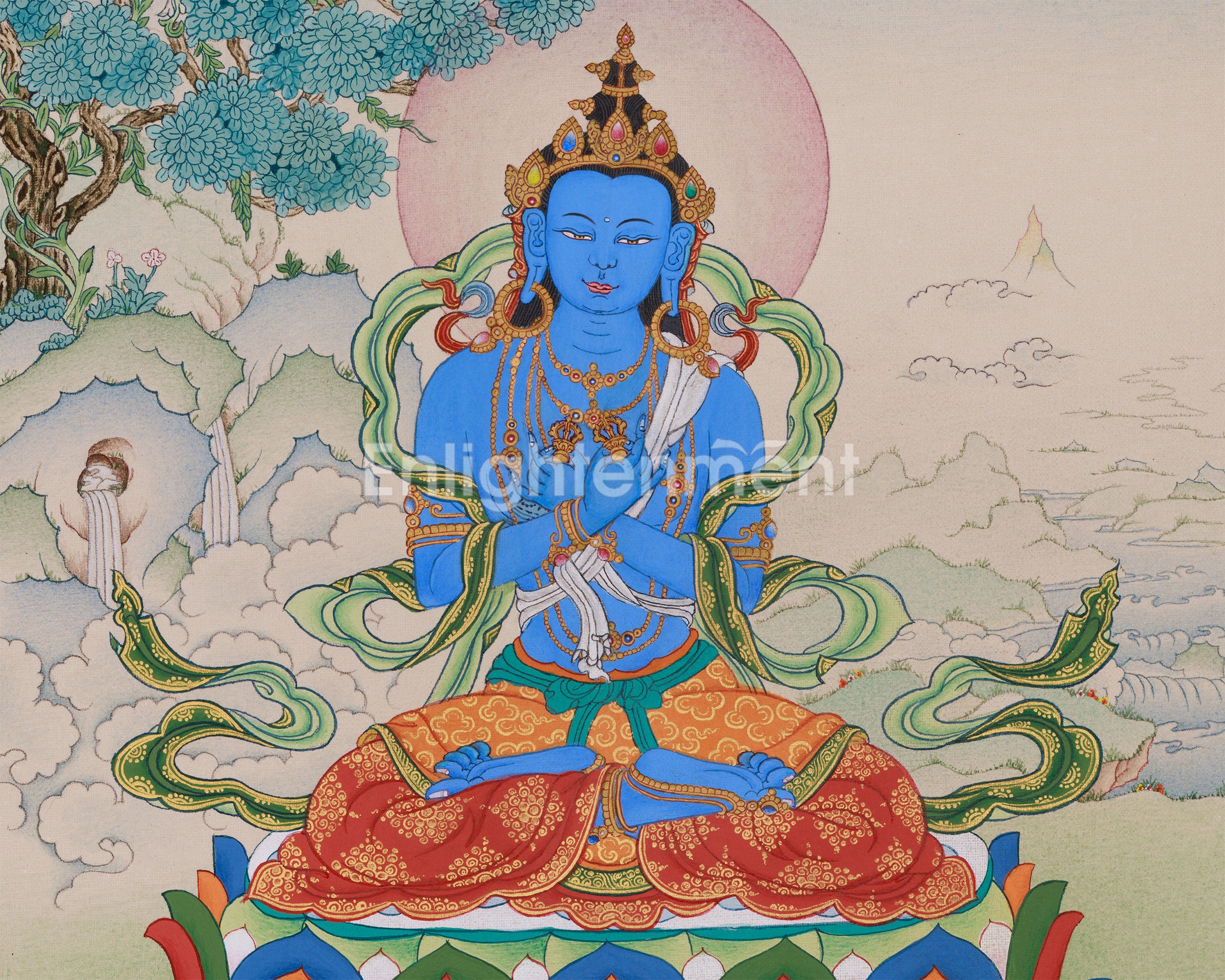 Buddha Vajradhara Painting | Primordial Buddha of Tantric