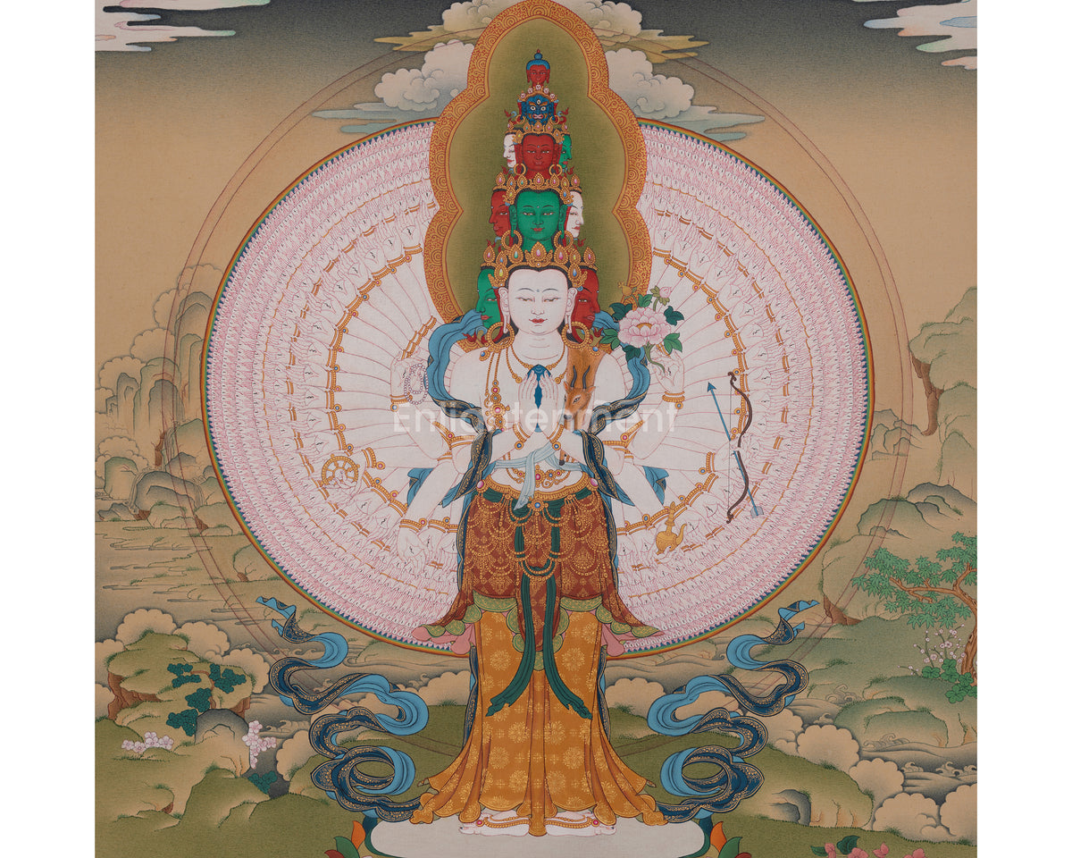 1000 Armed Chenrezig Sacred Art | Infinite Compassion Deity