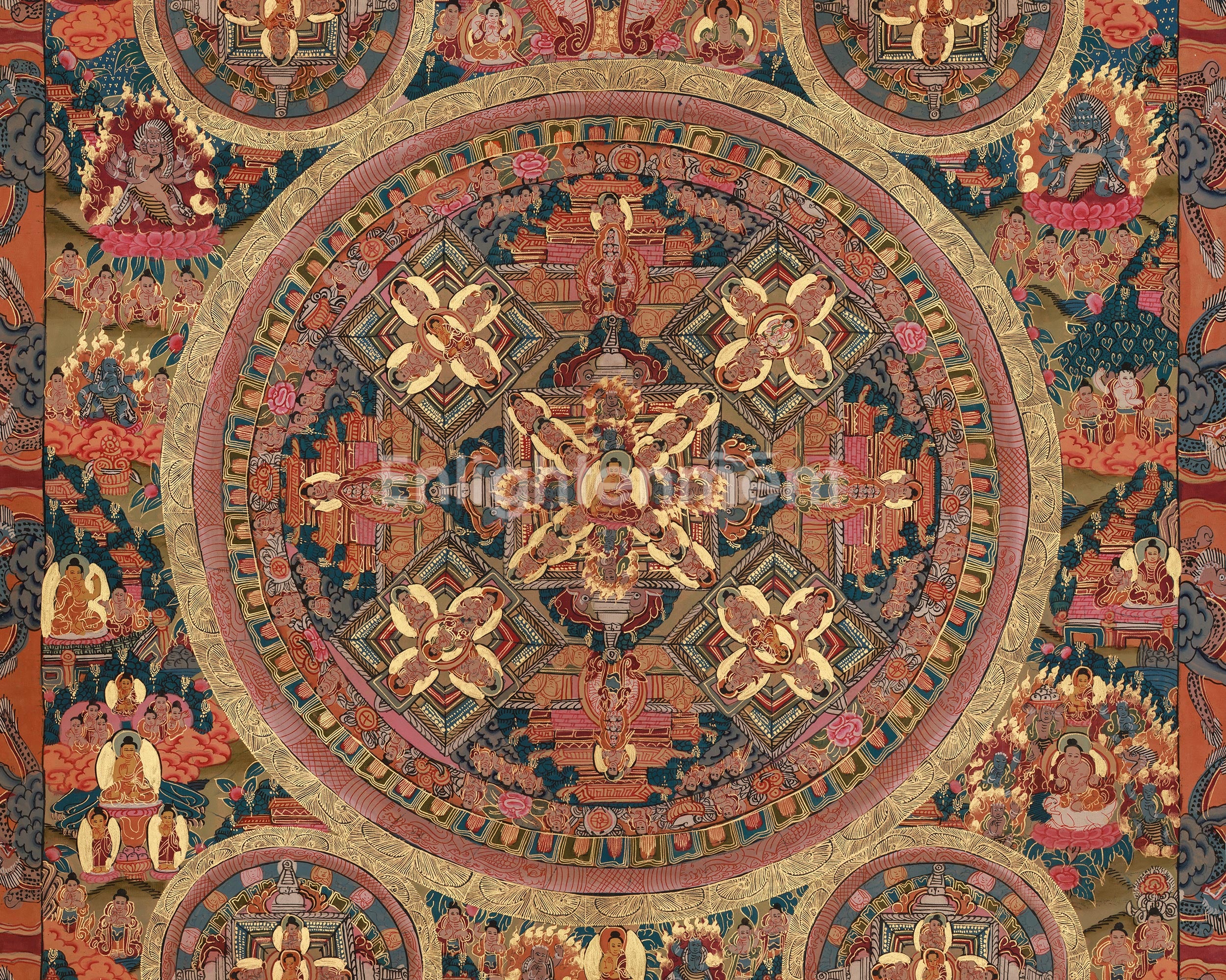 Traditional Buddha Mandala Art | A Sacred Path to Enlightenment