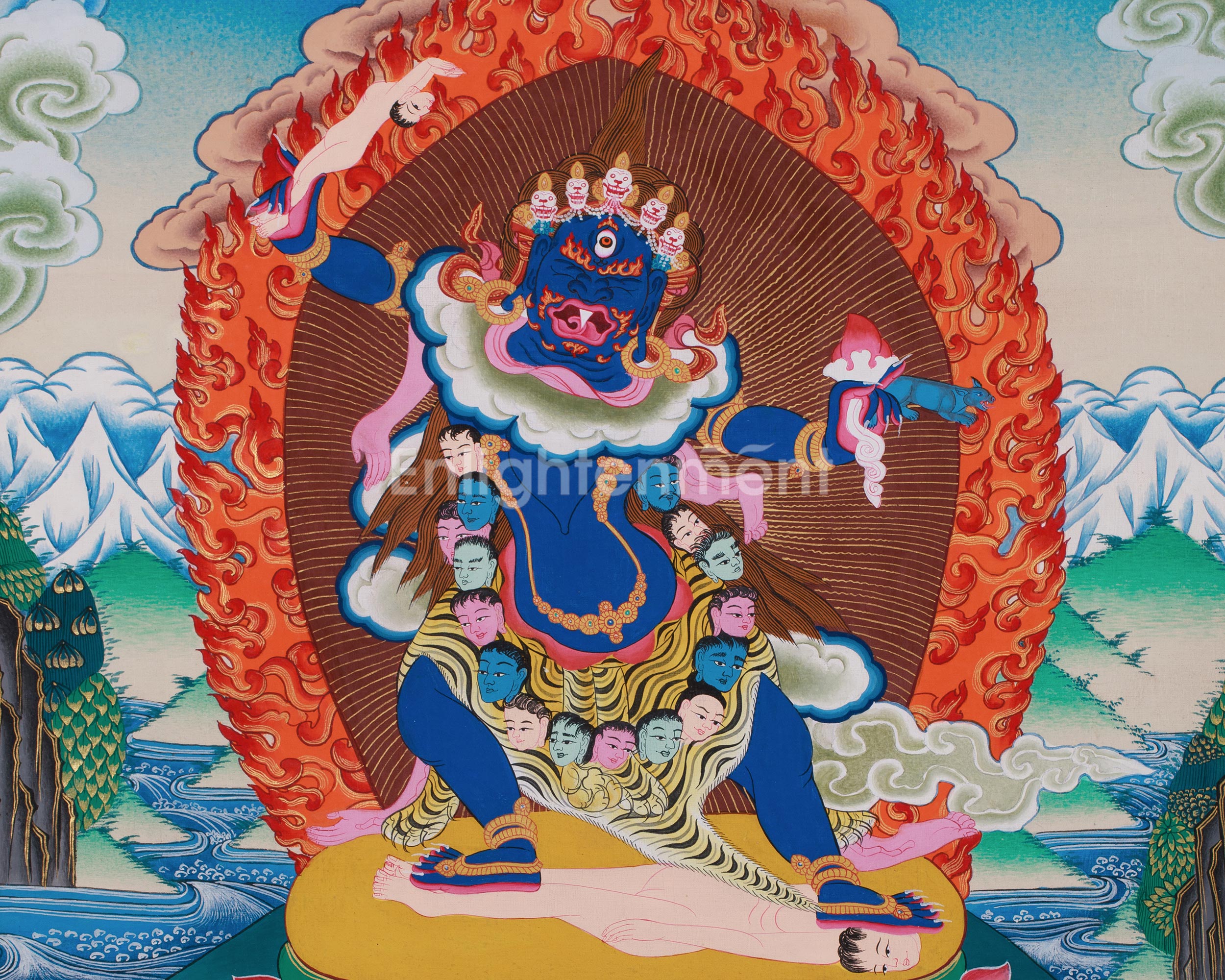 Sacred Ekajati Thangka | The One-Eyed Goddess of Protection and Power