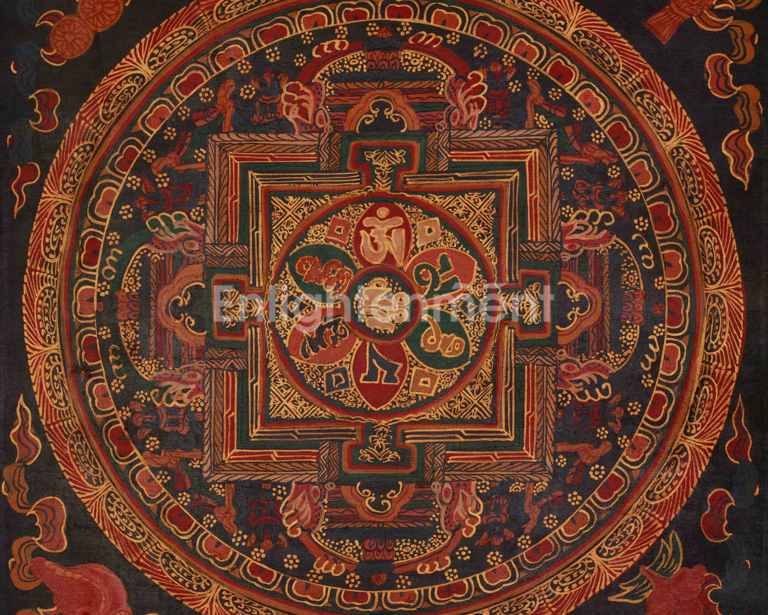 Sacred Traditional Mandala Art | Spiritual Awakening | Traditional Artwork