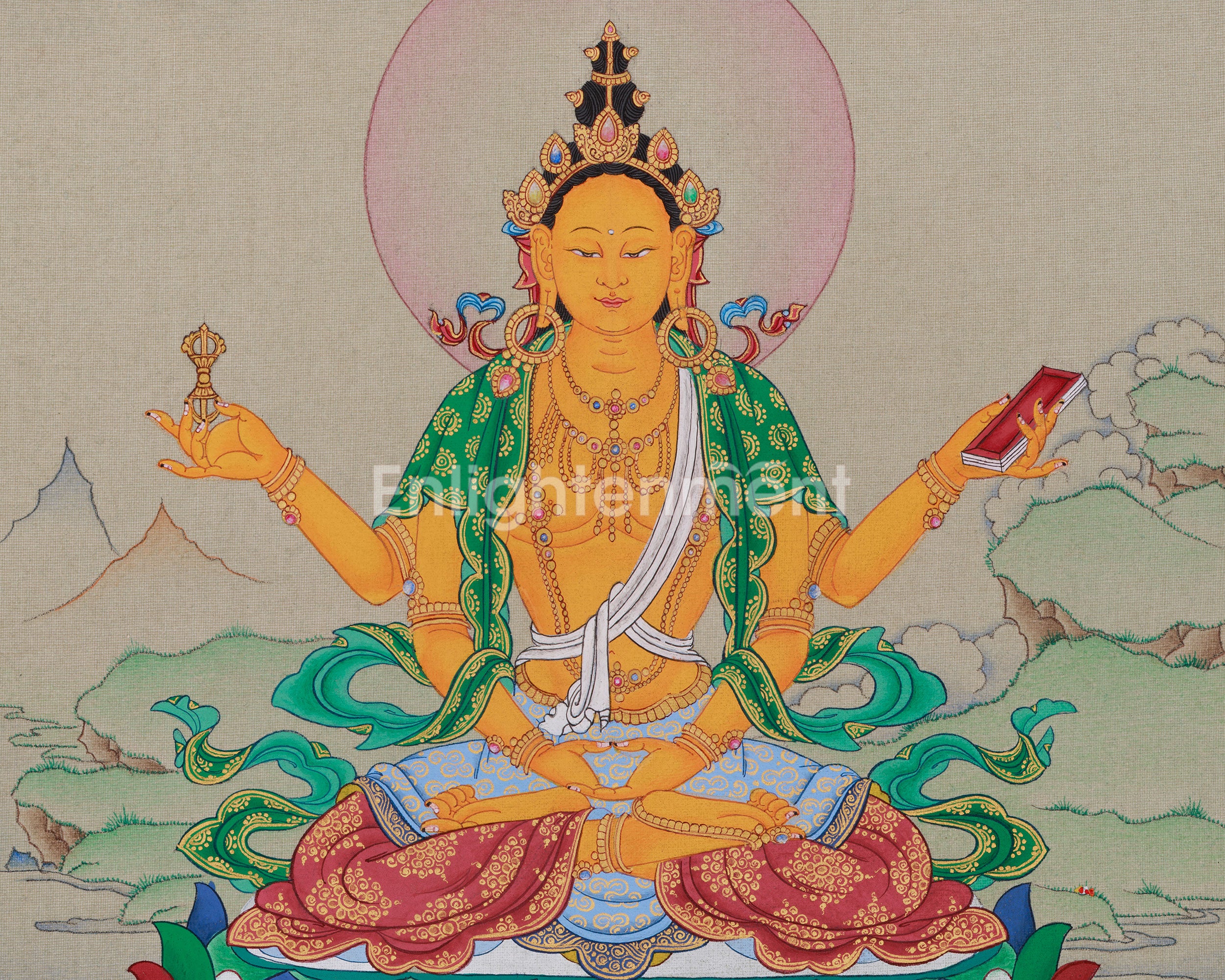 Great Mother Prajnaparamita Thangka | The Supreme Wisdom Goddess