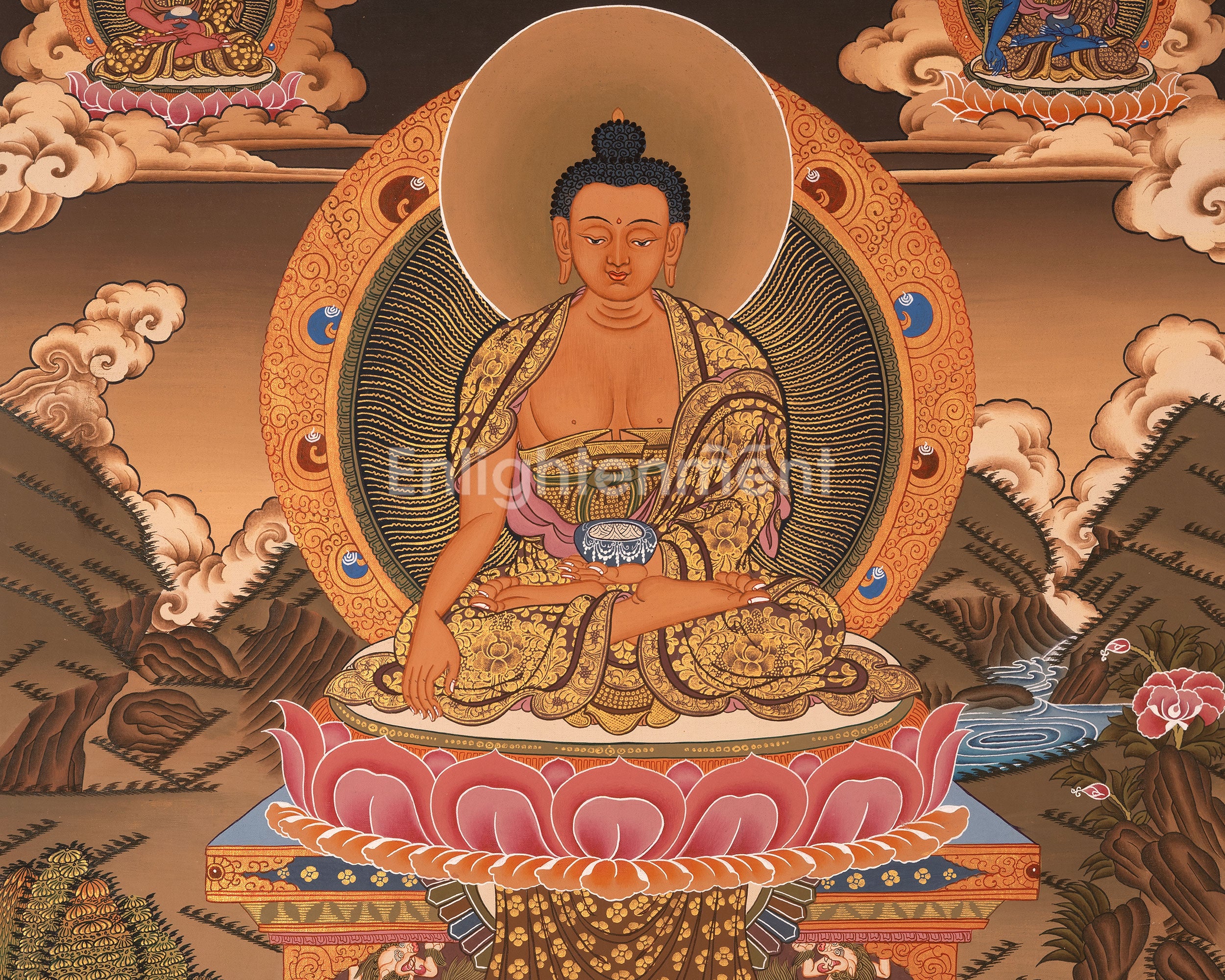 Buddhist Shakyamuni Buddha | Religious Buddhist Paint