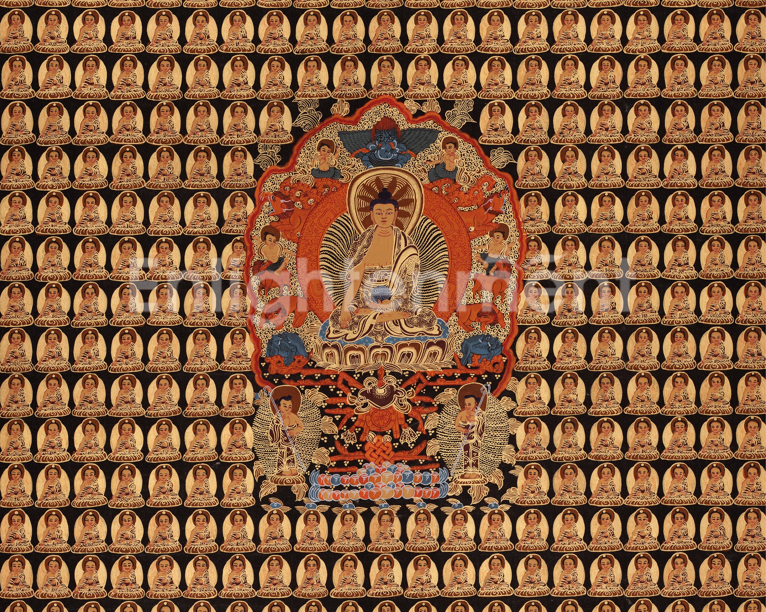 Enlightened Shakyamuni Buddha Art | Historical Buddha | Founder of Buddhism