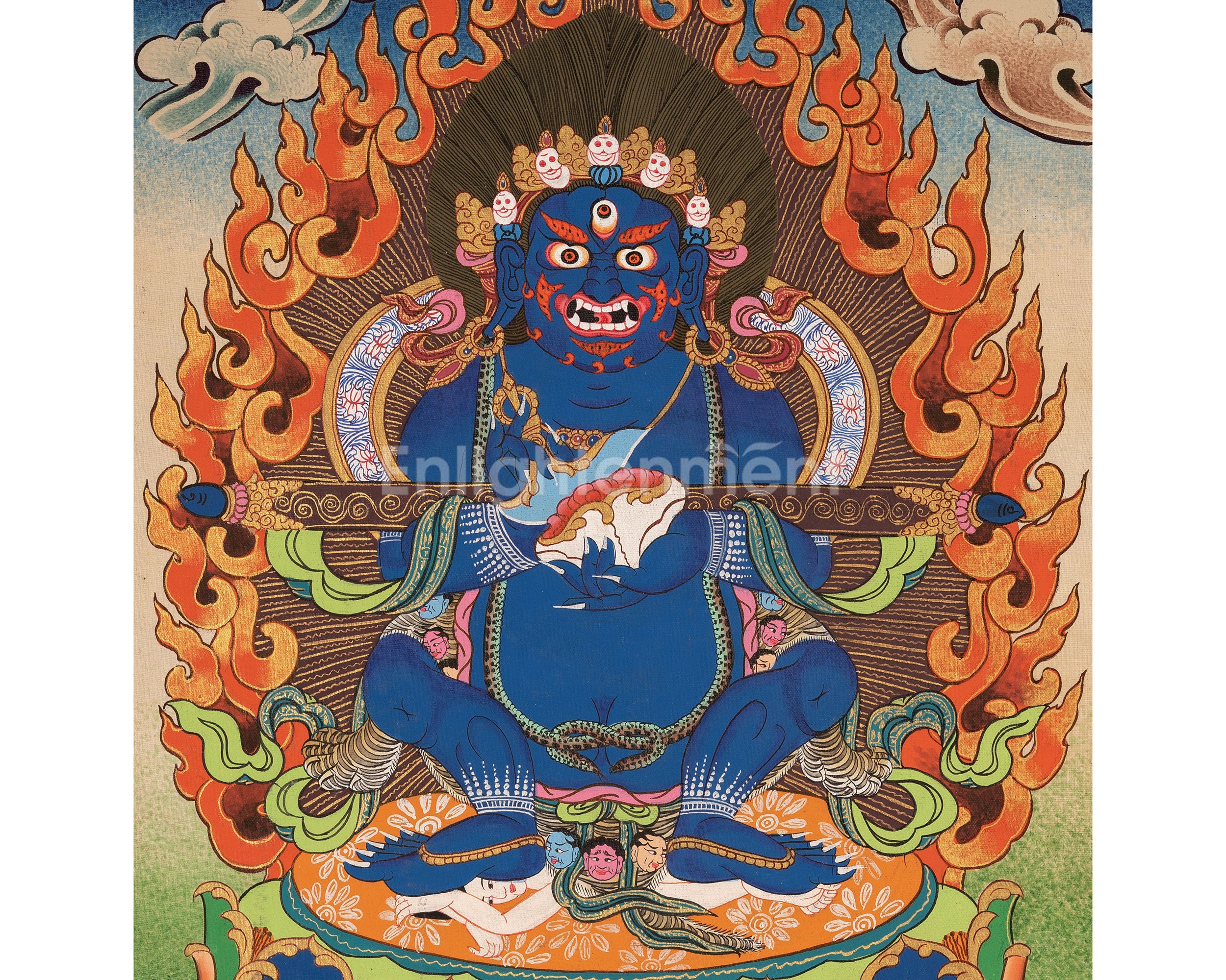 Wrathful Deity, Mahakala Artwork | Protector and Guardian of Wisdom