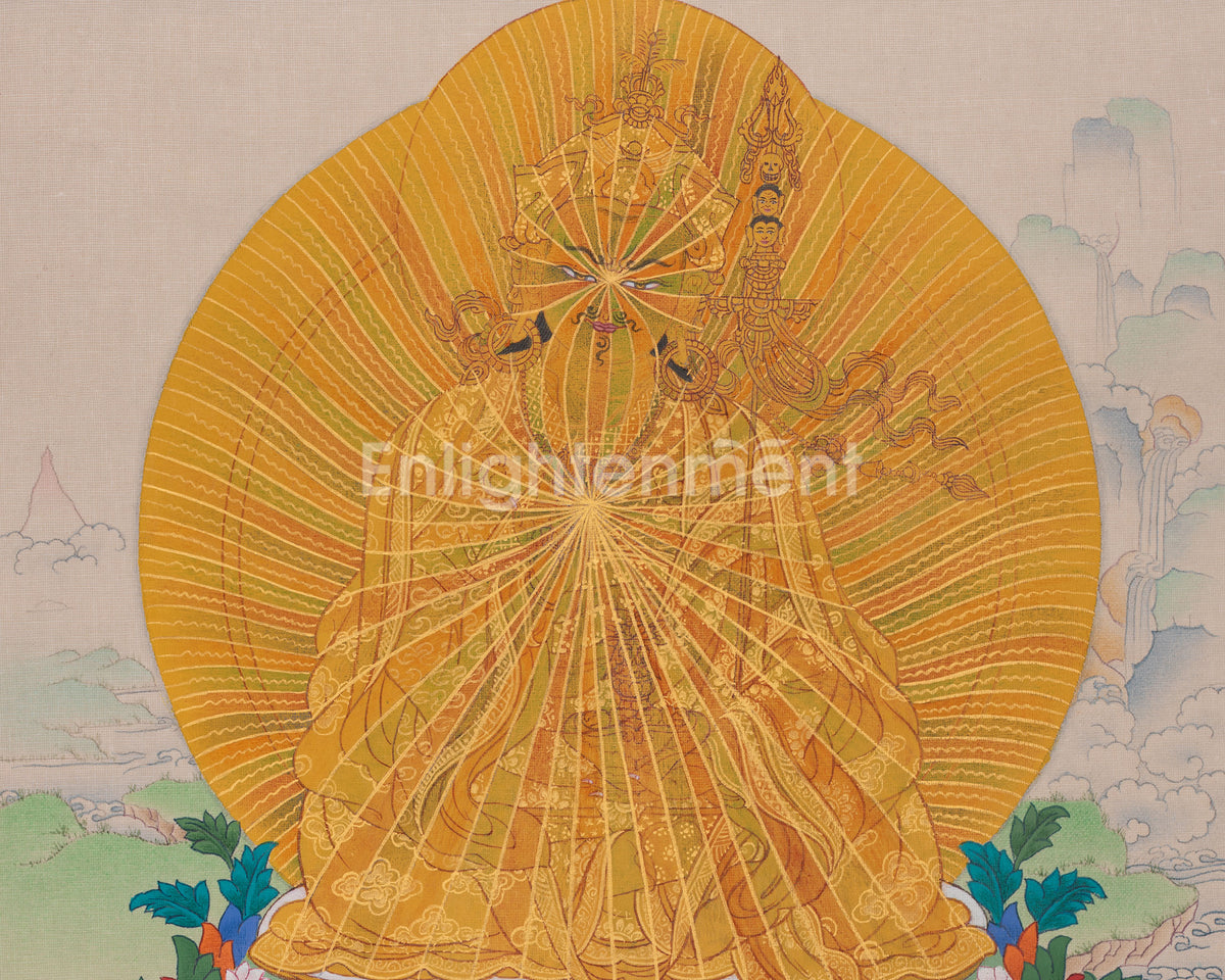 Sacred Guru Rinpoche Art | Lotus-Born Master of Tibetan Buddhism