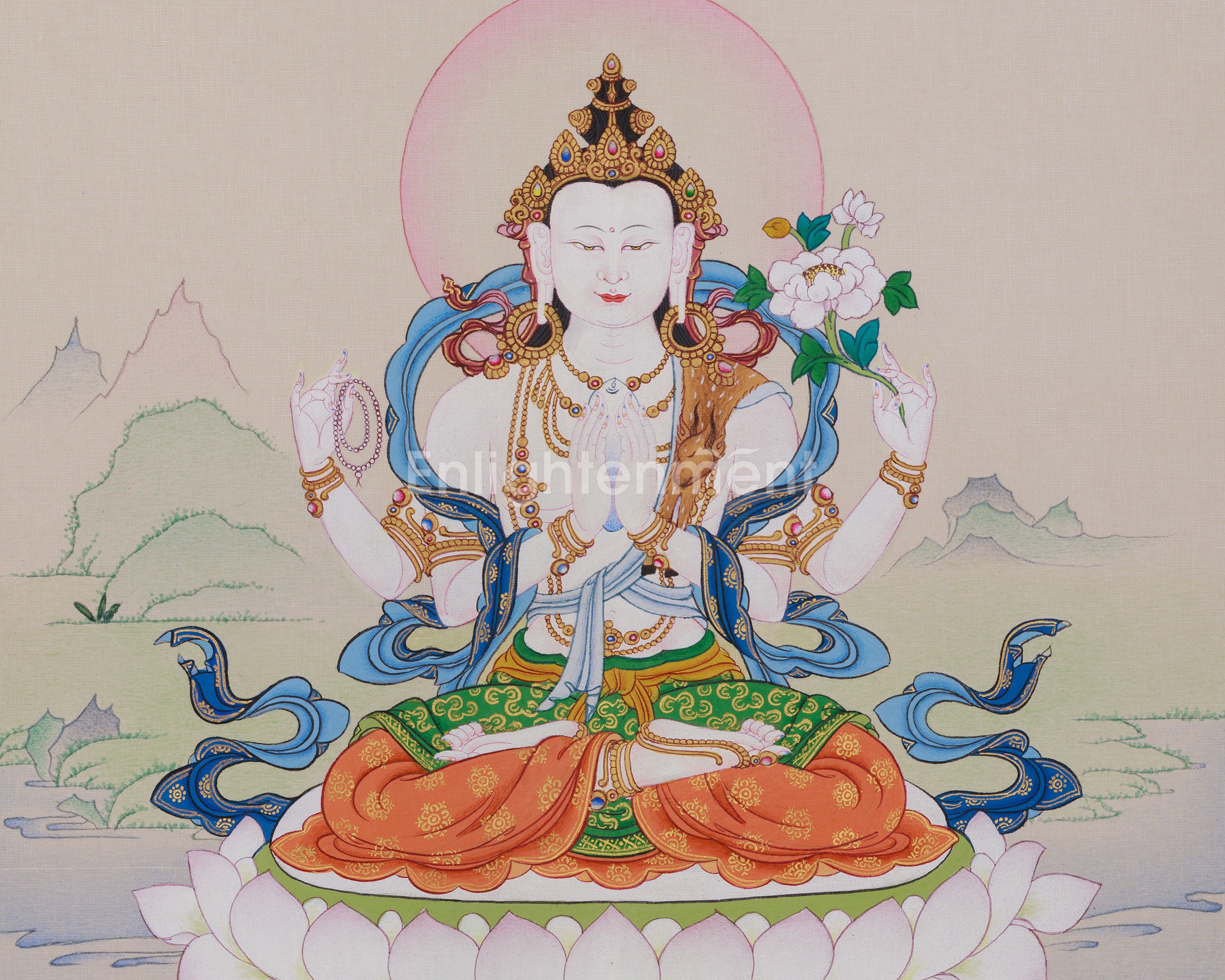 Chenrezig Compassionate Bodhisattva | Buddhist Deity | Home Decor