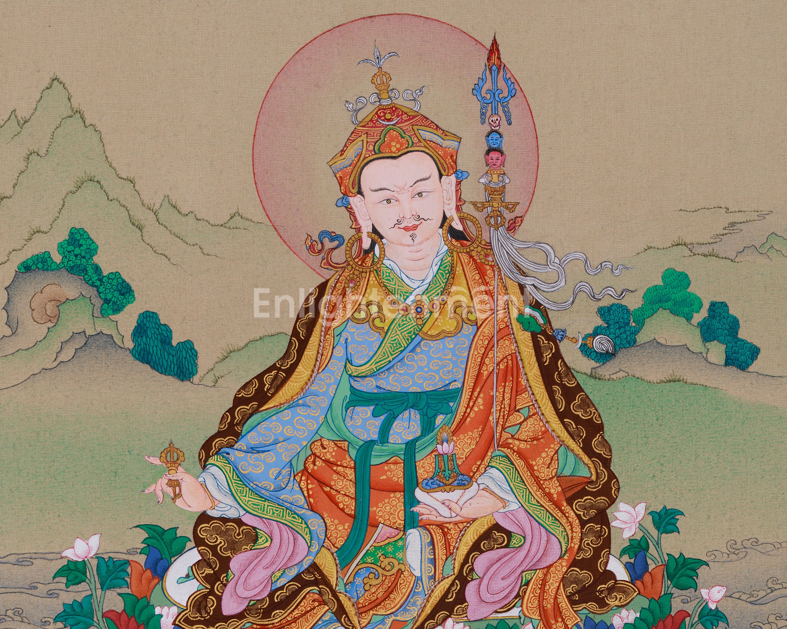 Lotus-Born Master, Guru Rinpoche | Symbol of Wisdom, Protection & Enlightenment