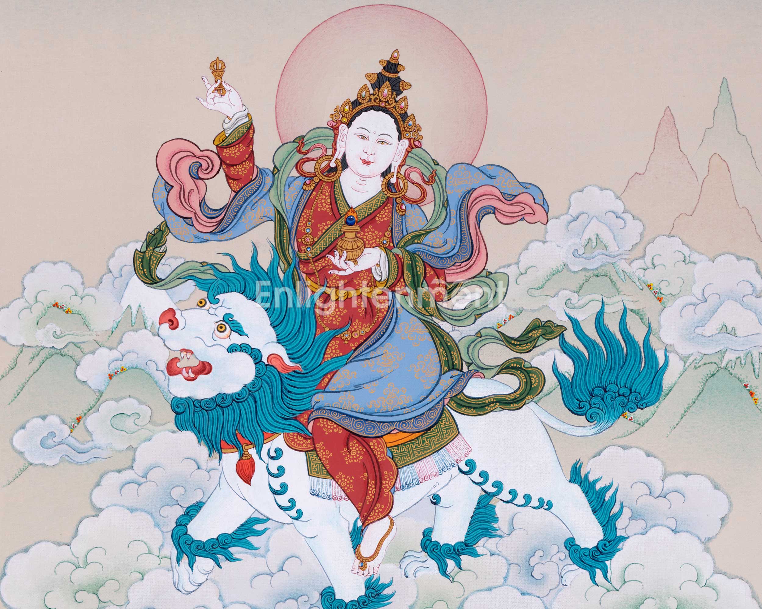 Tsheringma, Five Sisters Dakini Thangka