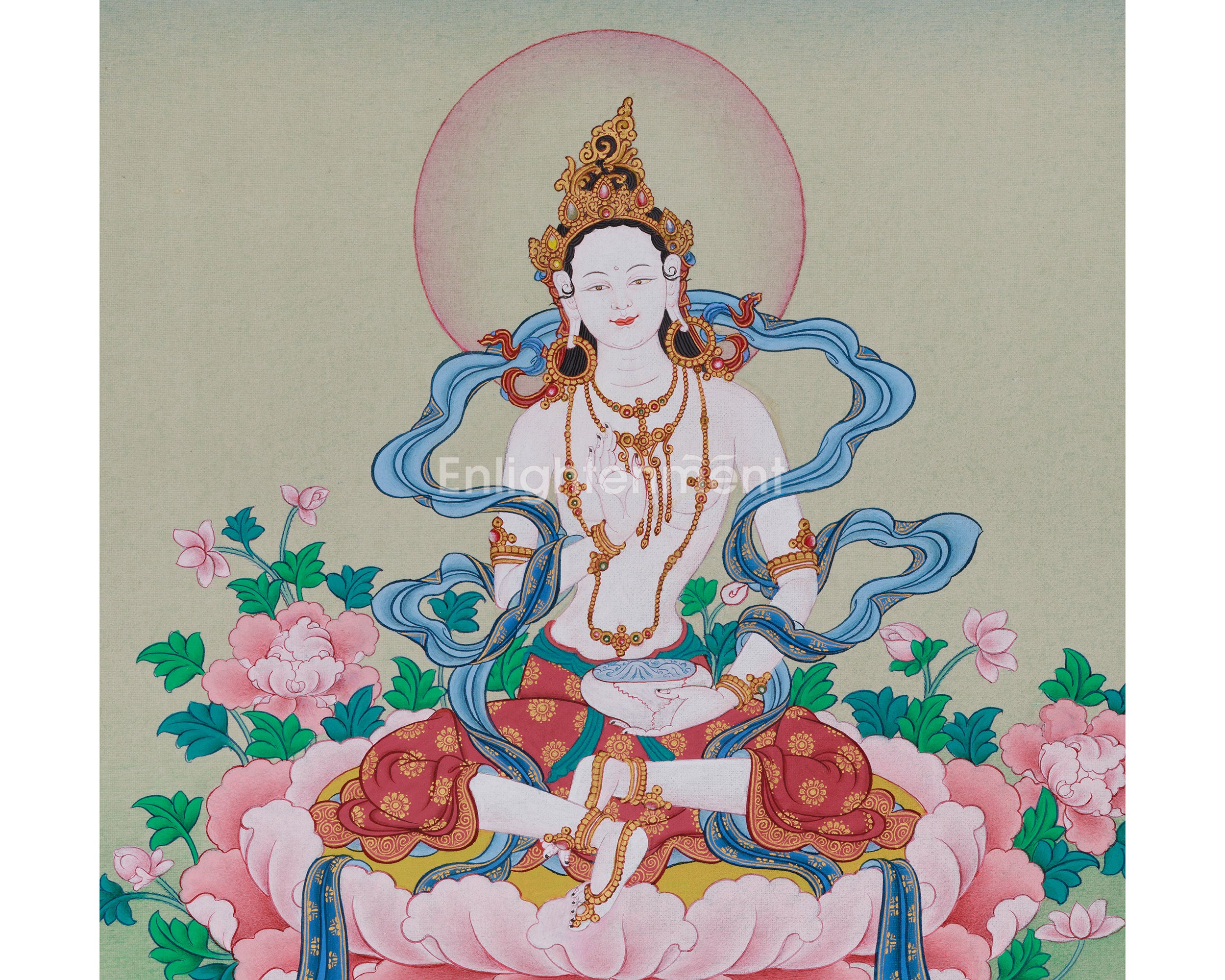 Princess Yeshe Tsogyal Thangka | Tantric Goddess of Wisdom