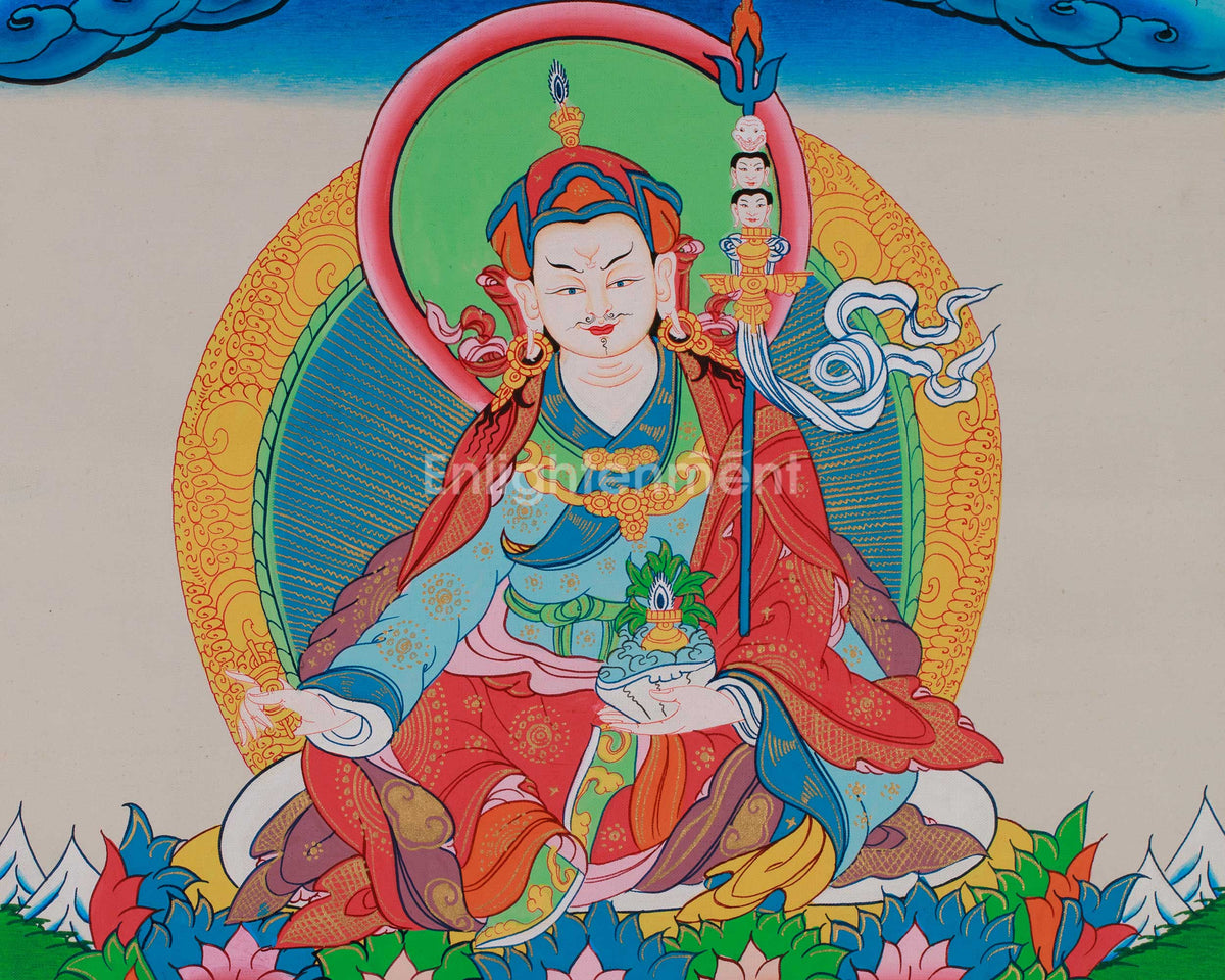 Guru Rinpoche Thangka | Greatest Tantric Master