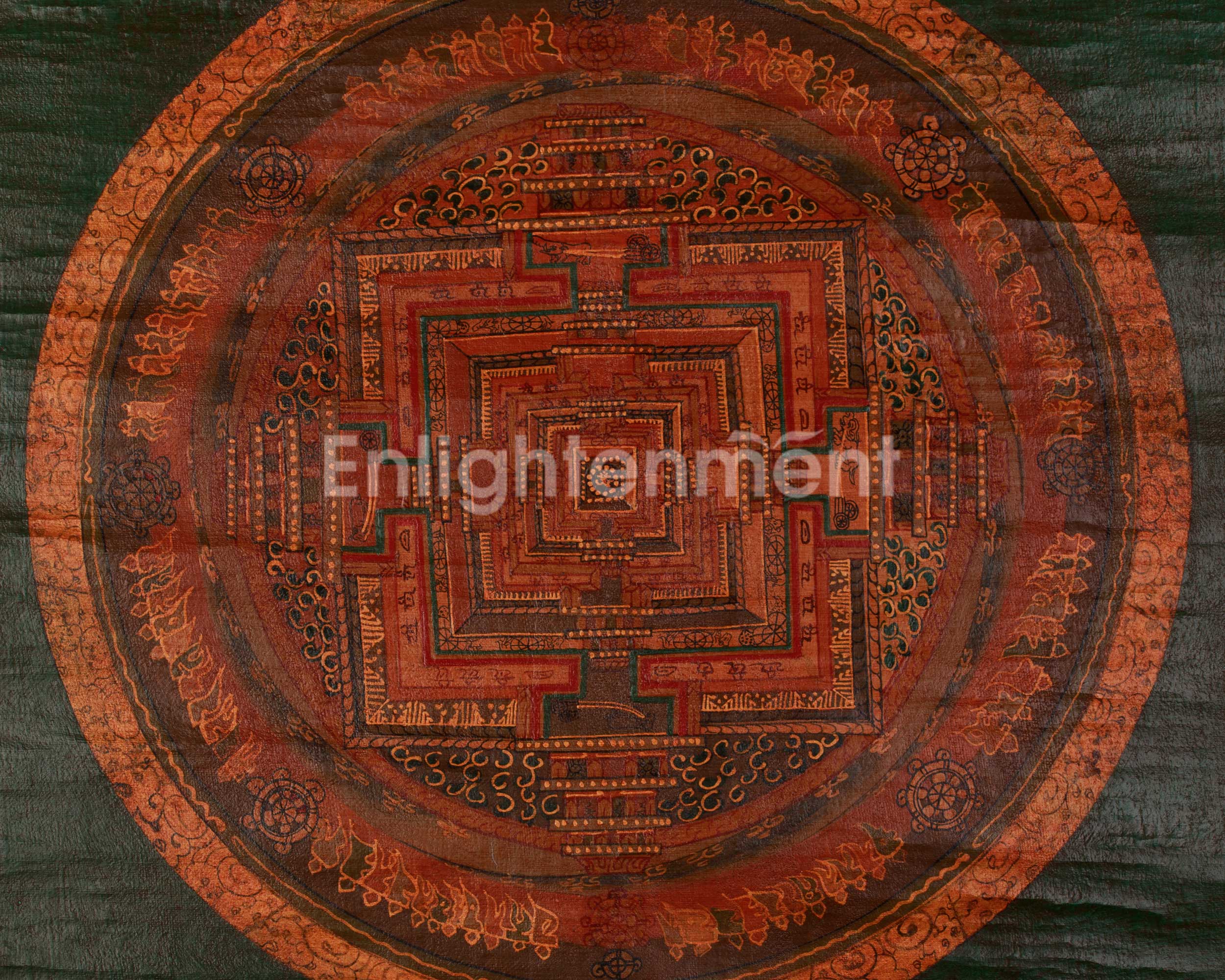 Himalayan Art of The Kalachakra Mandala | Buddhist Meditation Artwork