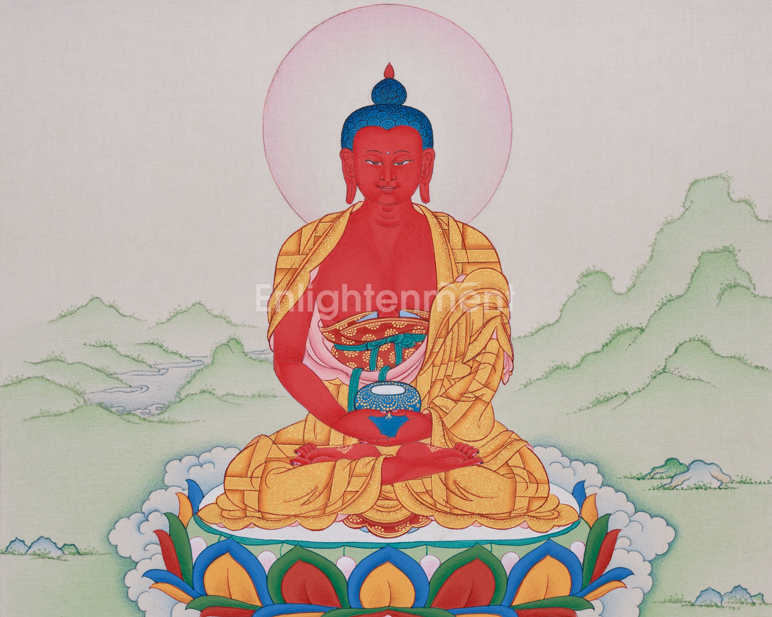 Jina Buddha Amitabha | Pure Land Thangka