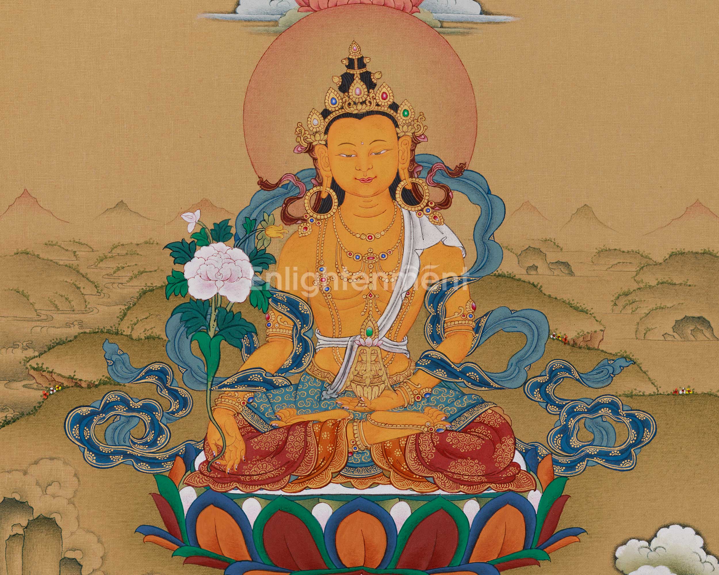 Bodhisattva Deity Kshitigarbha | Guardian of the Afterlife and Protector of Sentient Beings