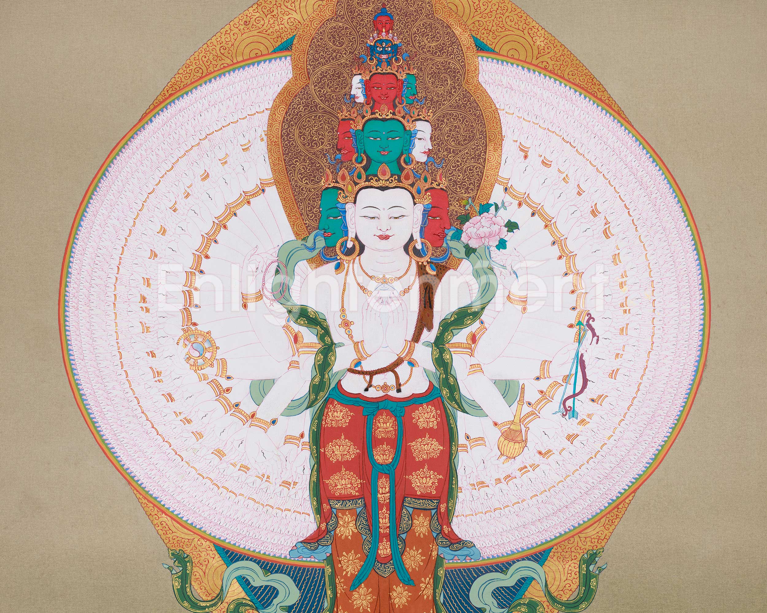Thousand Armed Chenrezig Bodhisattva | Protector and Savior of All Beings