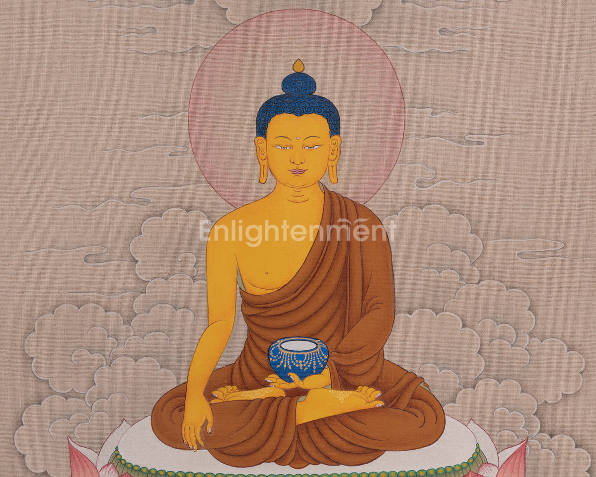 Shakyamuni Buddha Traditional Artwork | Represents the Enlightenment and Compassion