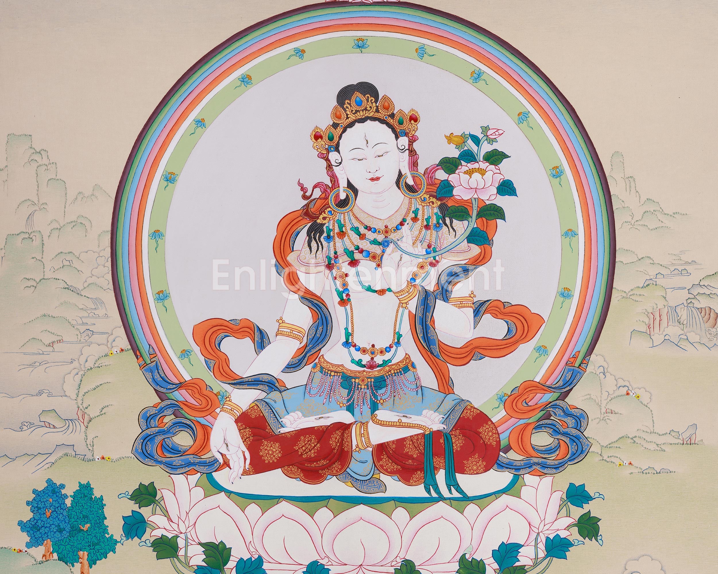 Chintachakra Wish Fullfilling White Tara | The Goddess of Fulfillment and Protection