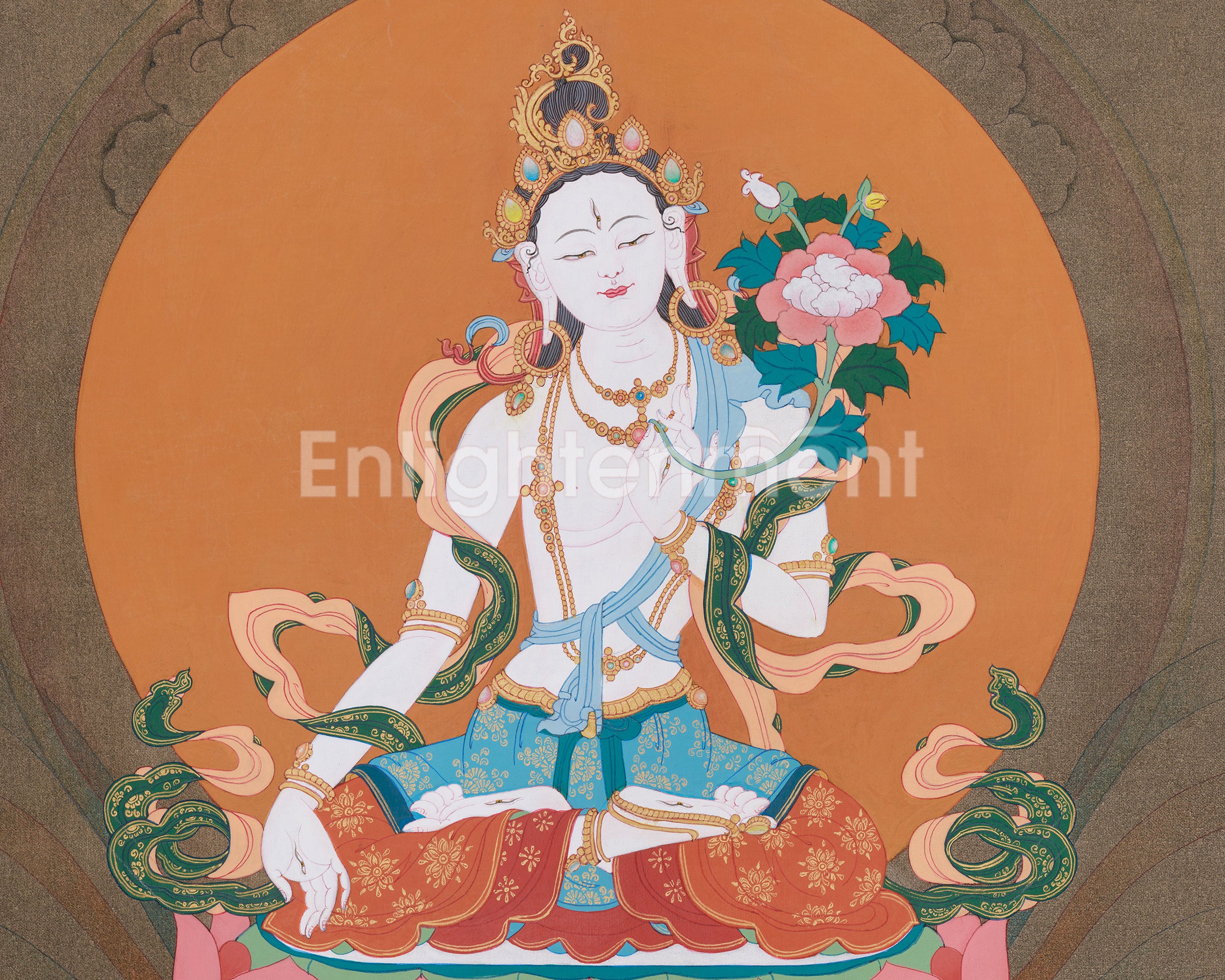 Buddhist Sita Tara Thangka | A Symbol of Compassion
