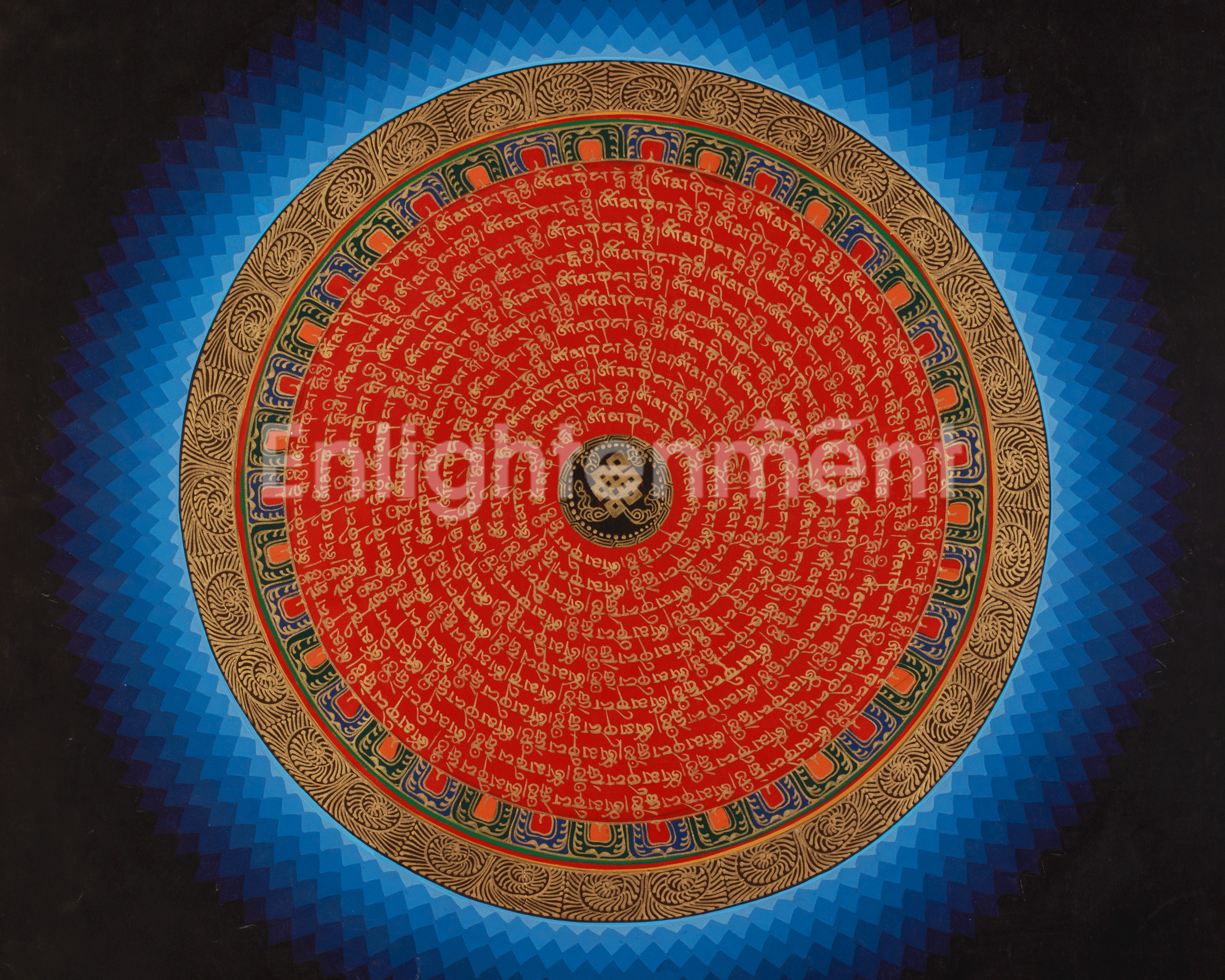 Vajrayana Art Mantra Mandala | Spiritual Awakening