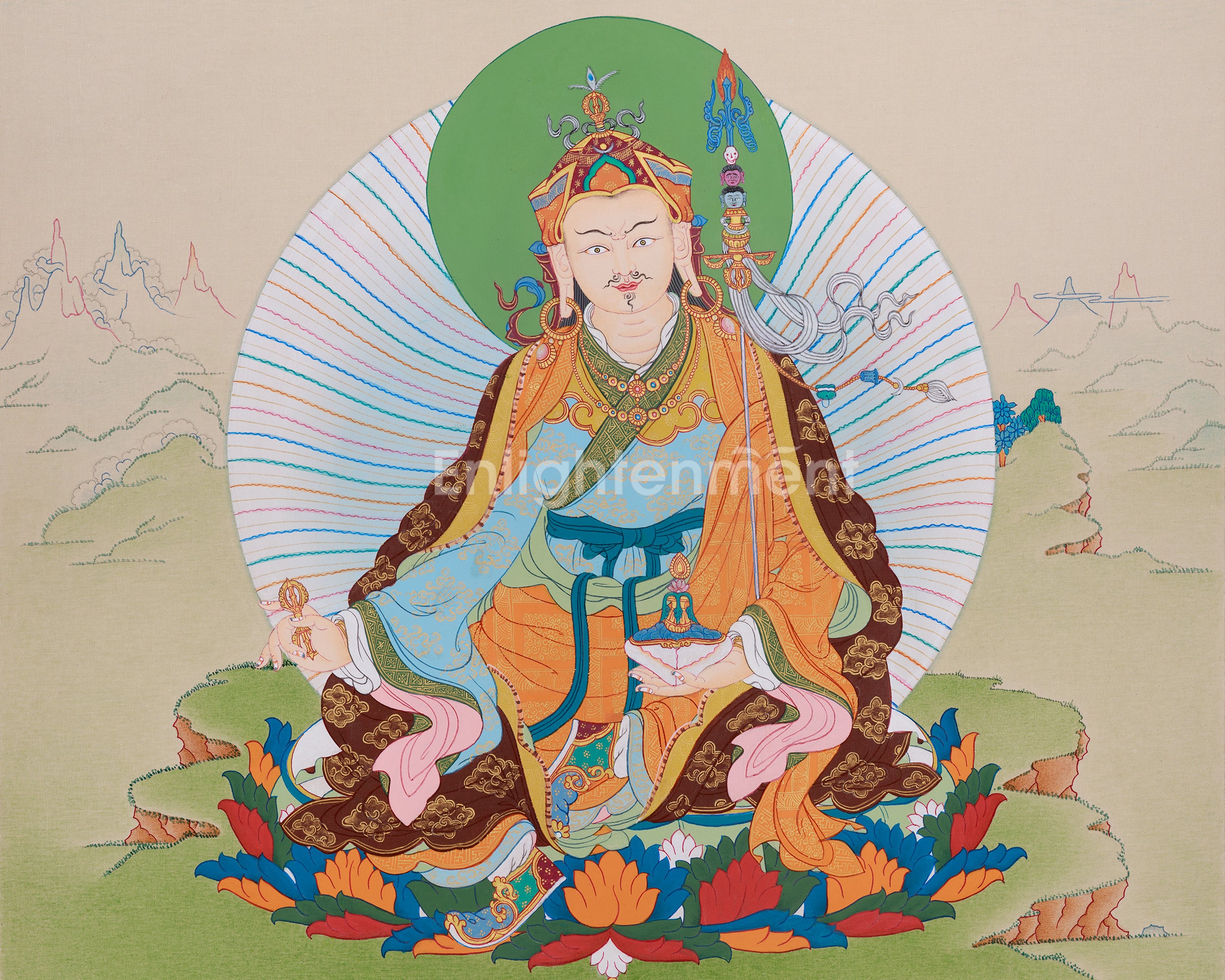 Guru Padmasambhava Arts | Enlightened Master of Tibetan Buddhism