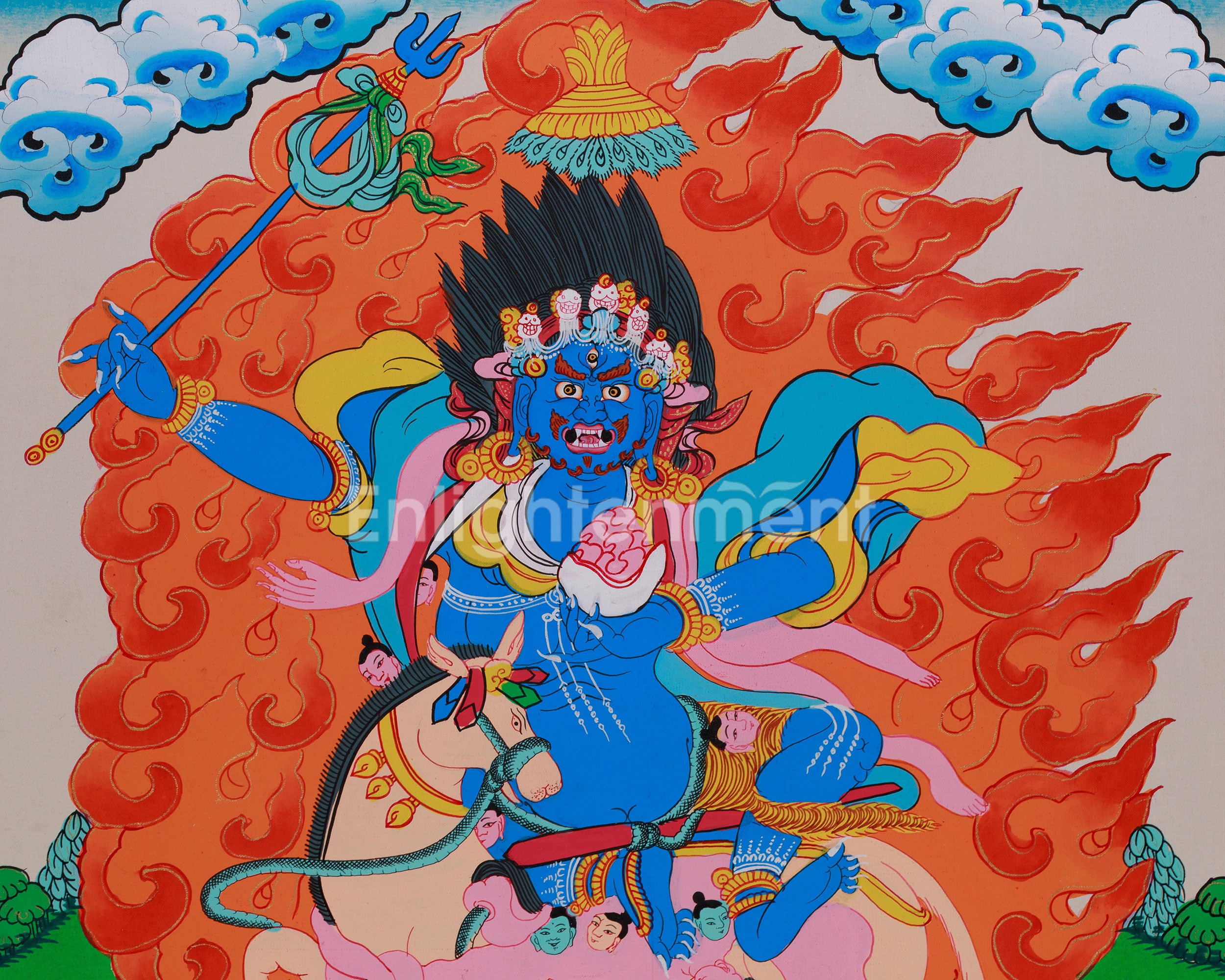 Tantric Buddhist Palden Lhamo | The Fierce Mother of the Dharma Protectors