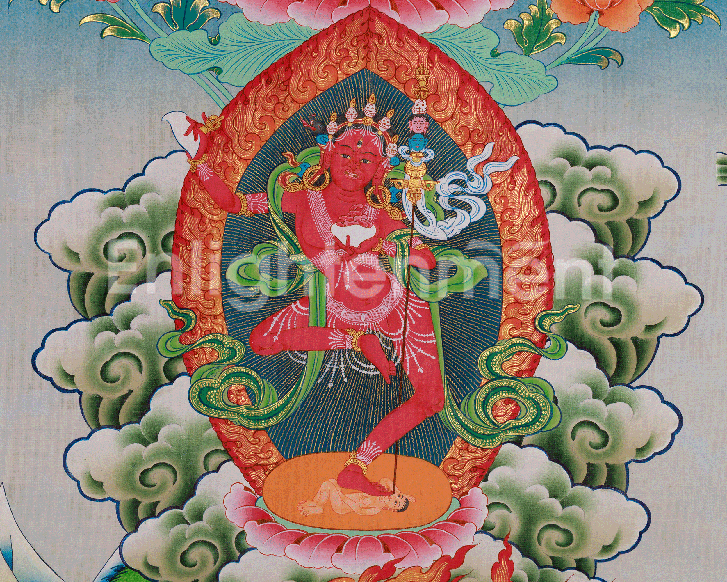 Tibetan Vajrayogini Thangka | Wisdom and Transformation Deity