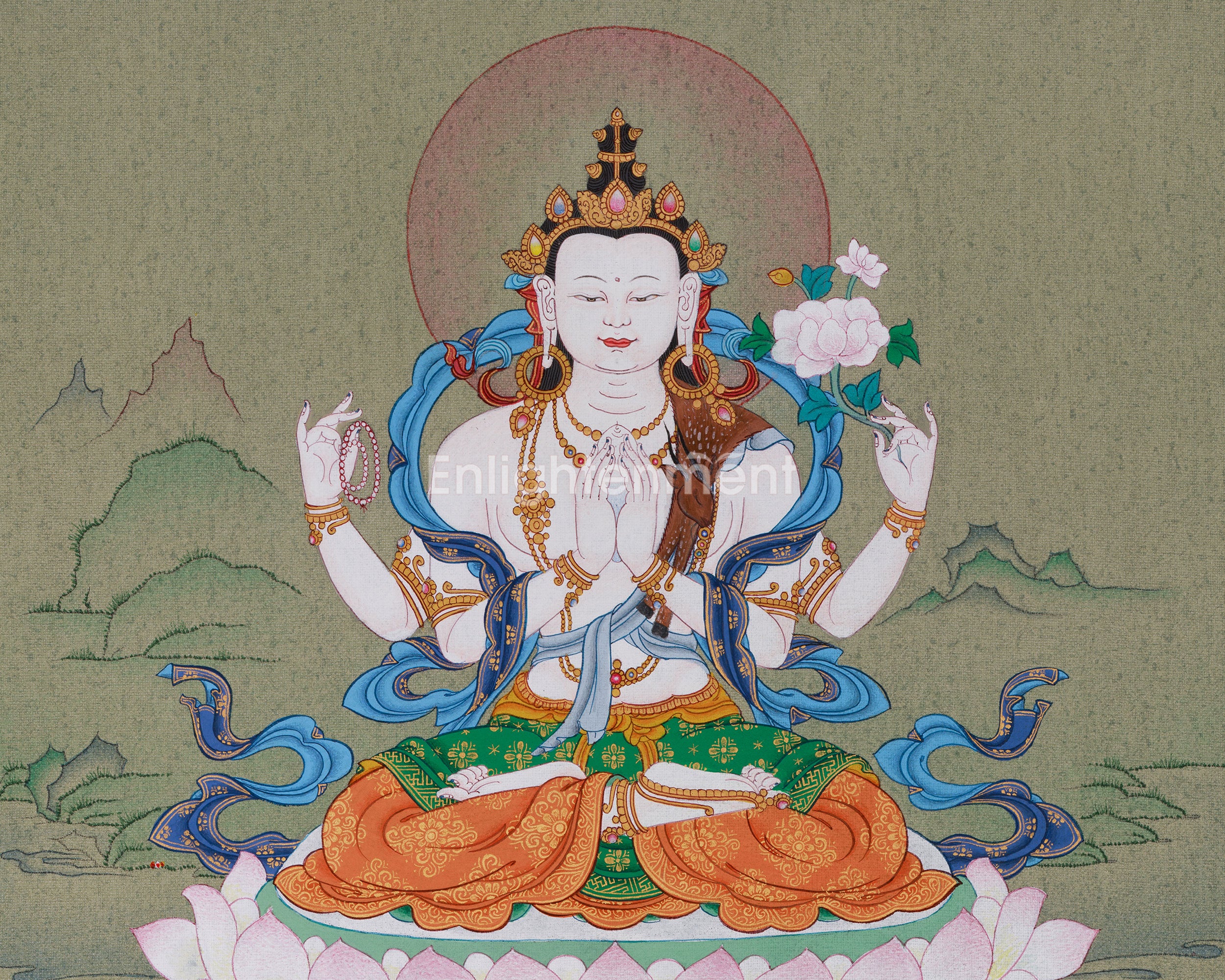 Tibetan Buddha Chenrezig | Spiritual Guardian of Mercy and Peace